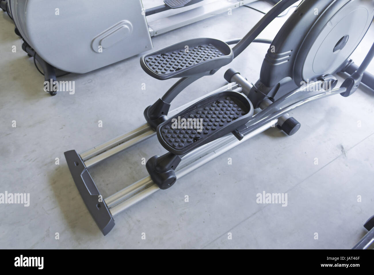 Machine step inside a gym, sport Stock Photo Alamy