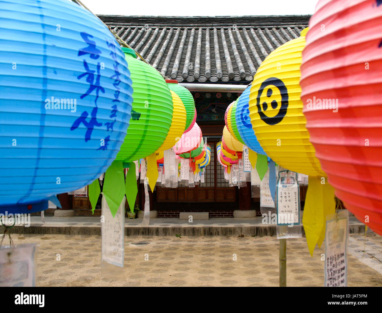 Daegu, South Korea paper lanterns Stock Photo Alamy