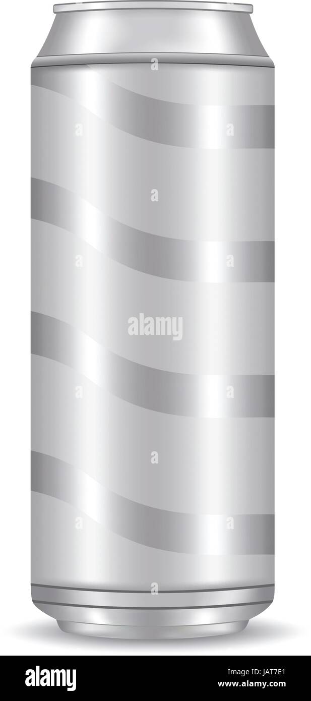 Blank beer can isolated on white background Stock Vector Image & Art