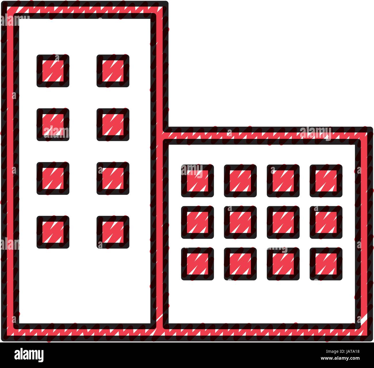 exterior building drawing icon Stock Vector Image & Art - Alamy