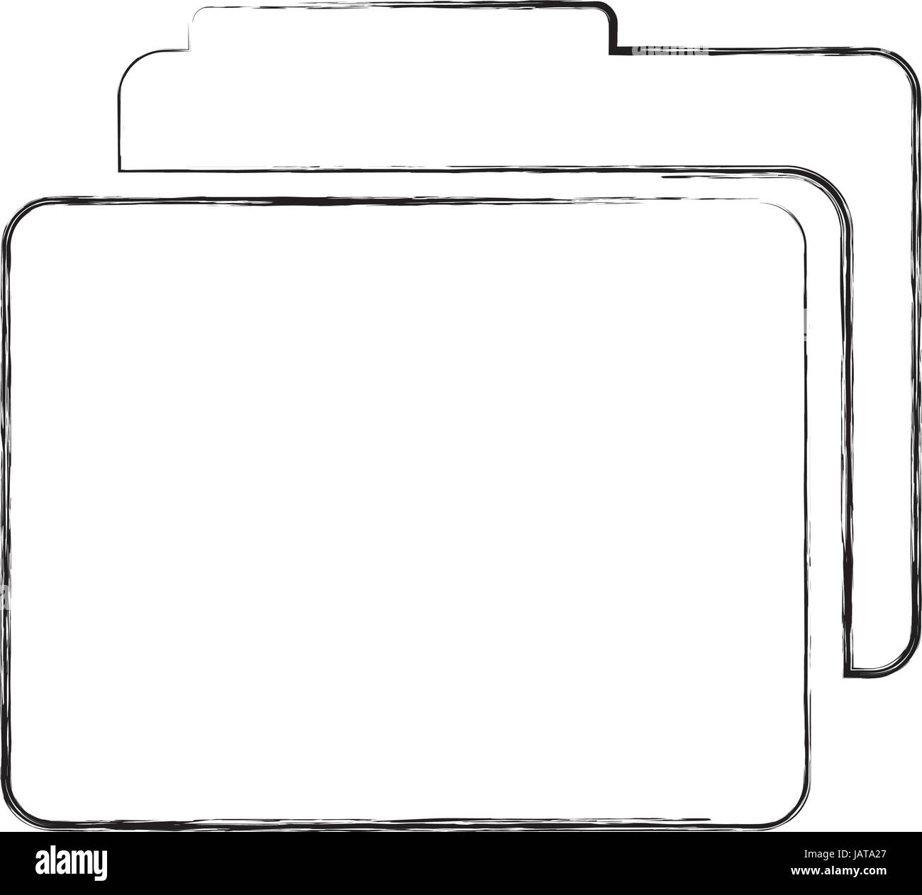 folder file isolated icon Stock Vector Image & Art - Alamy