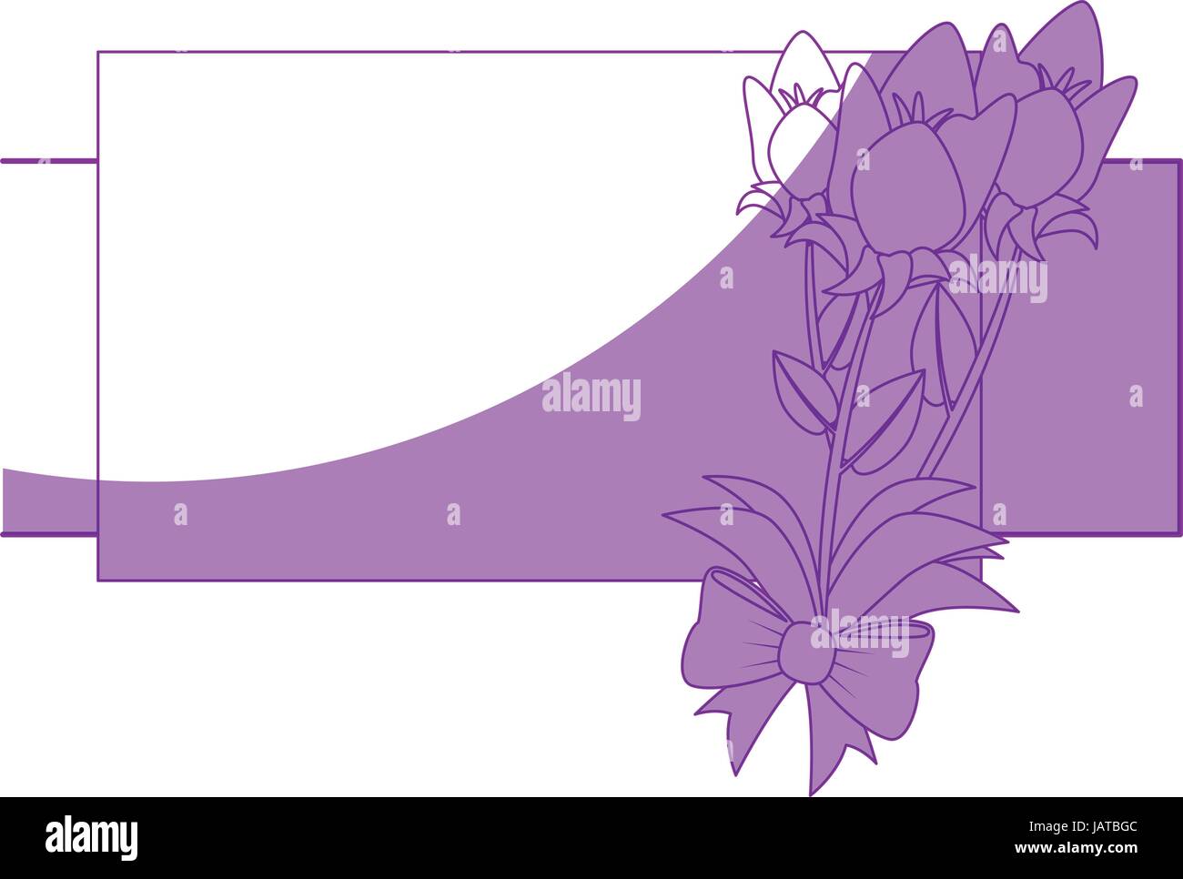 Frame with flowers Stock Vector Image & Art - Alamy