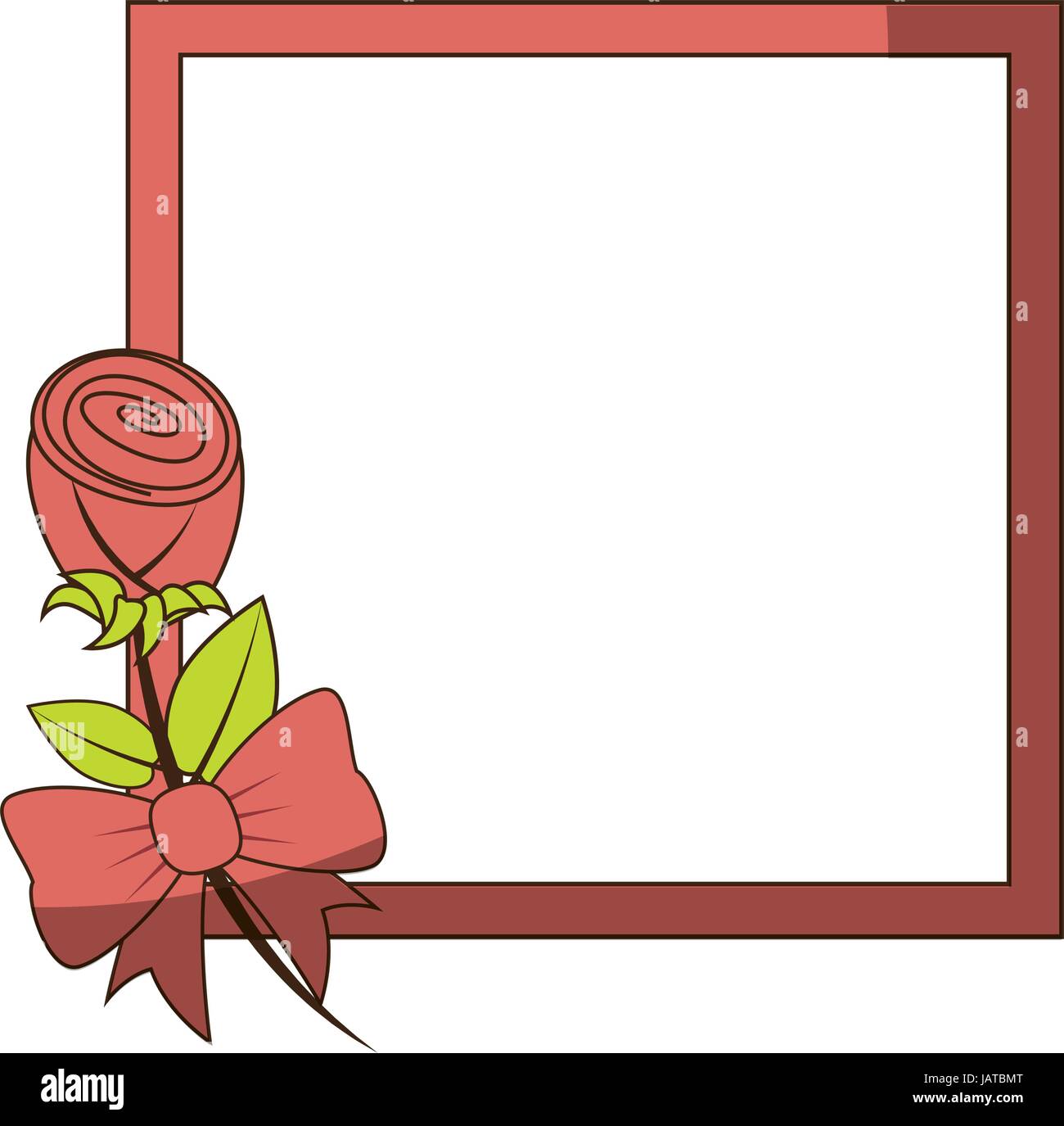 Frame with flowers Stock Vector Image & Art - Alamy