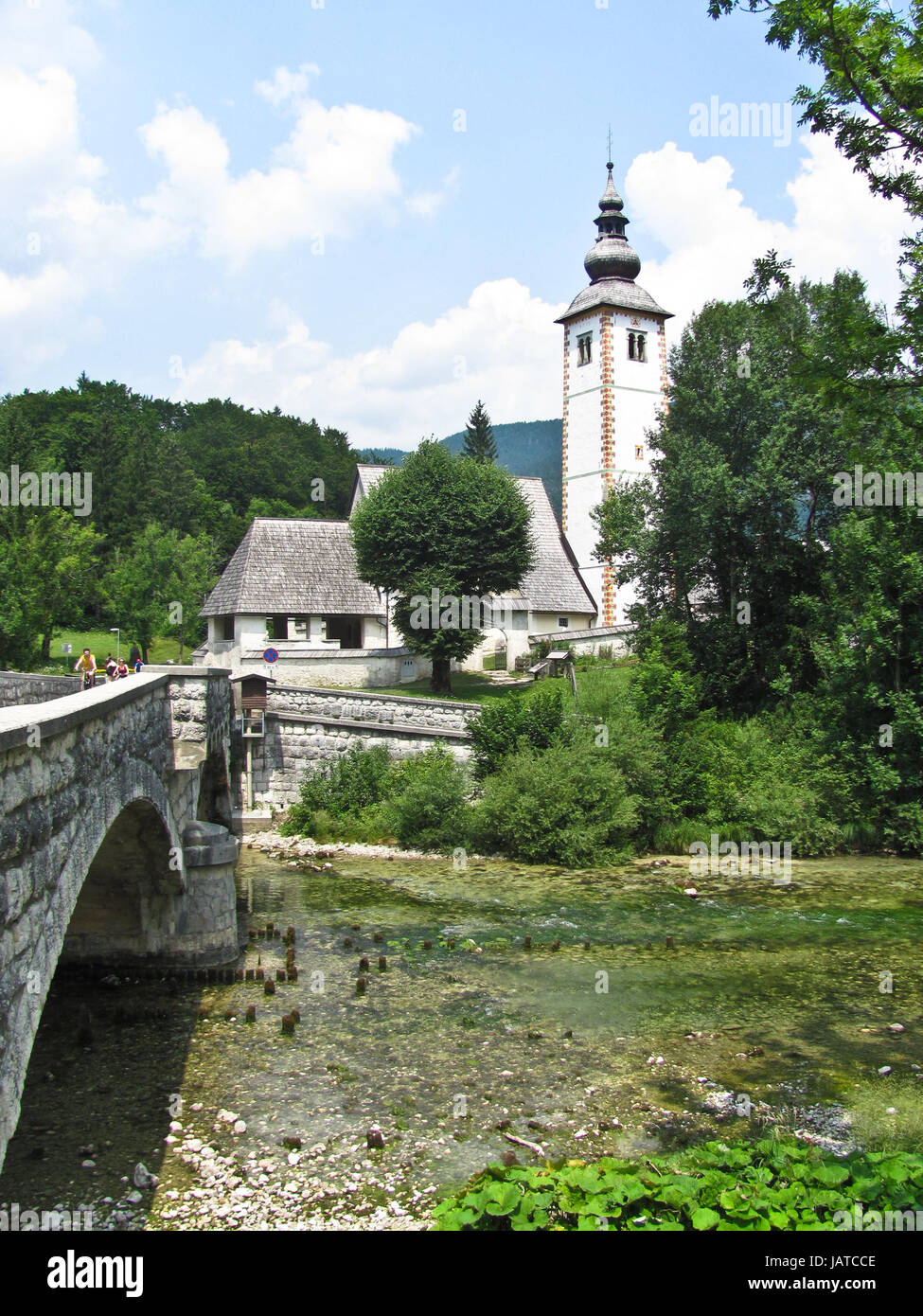 Church of St John the Baptist, Bohinj Lake, Slovenia Stock Photo - Alamy