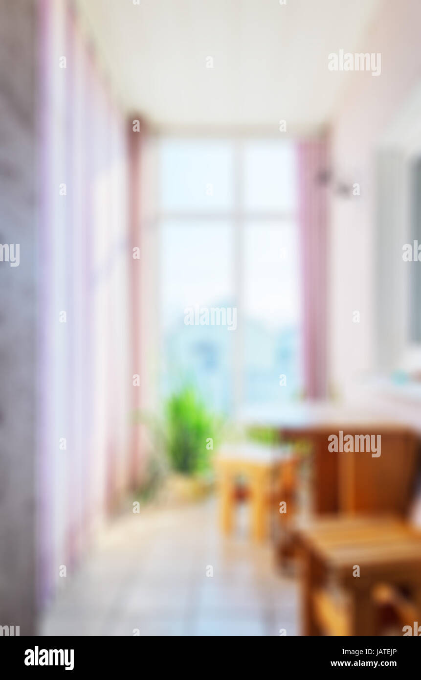 Abstract blur interior in a private house for background Stock Photo - Alamy