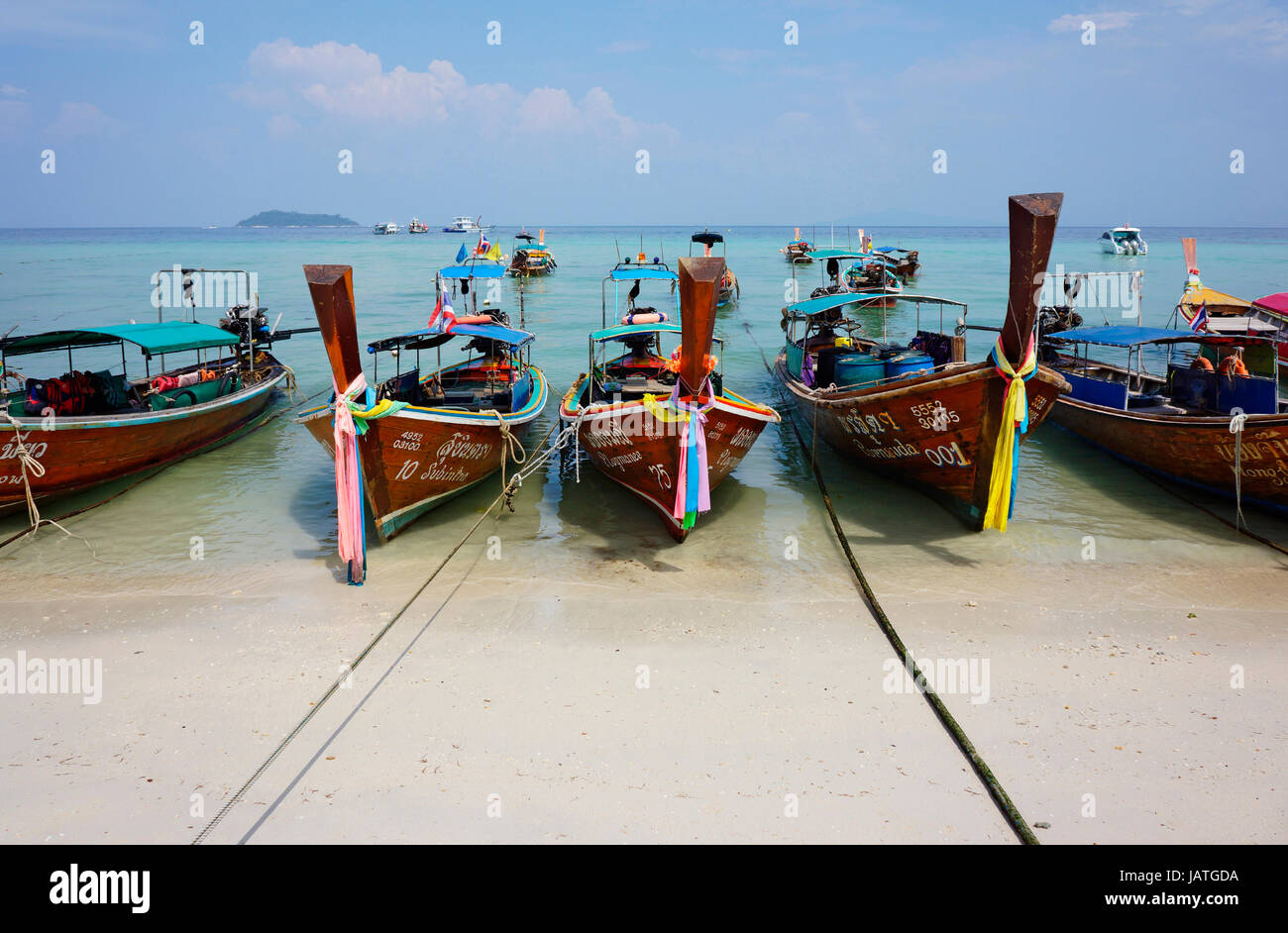 Thailand koh phi phi beach Stock Photo