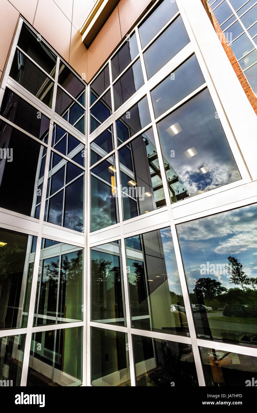 window reflections making a geometric design Stock Photo - Alamy