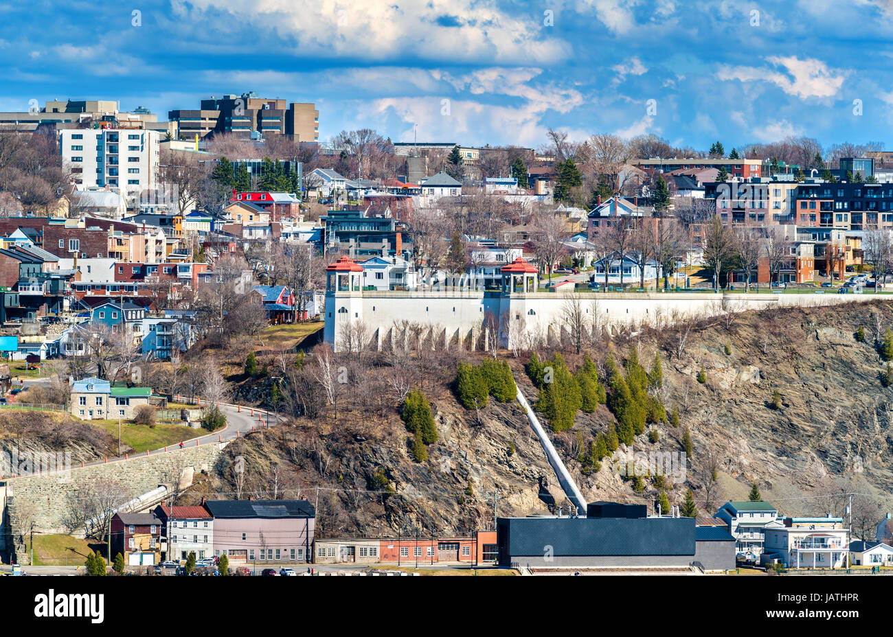 View of Levis town from Quebec City, Canada Stock Photo - Alamy