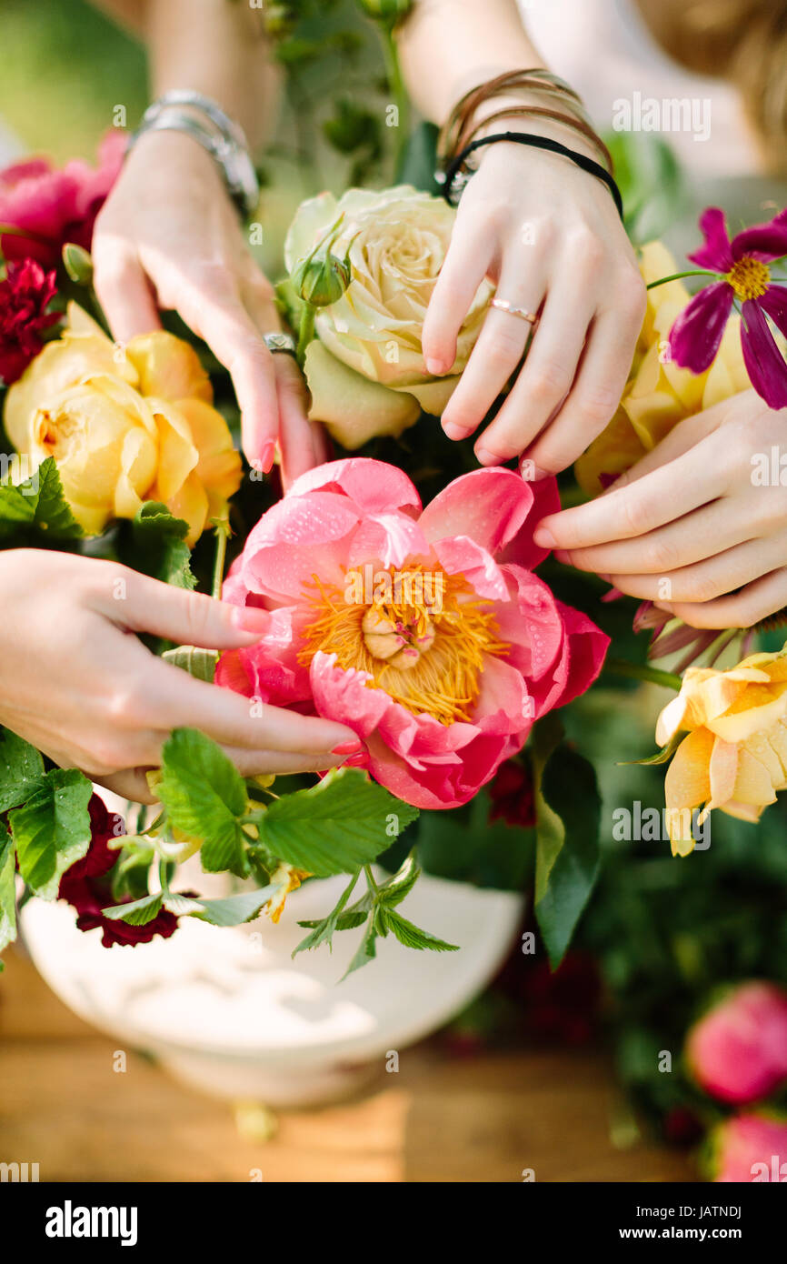 applied art, wedding, floral design, accessoiries, summer, nature Stock  Photo - Alamy