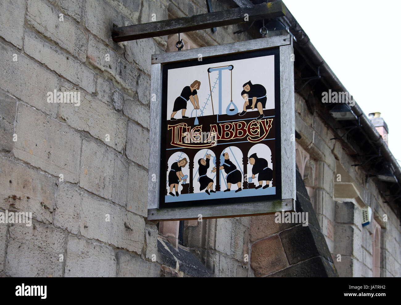 The Abbey Inn at Darley Abbey in Derby Stock Photo Alamy