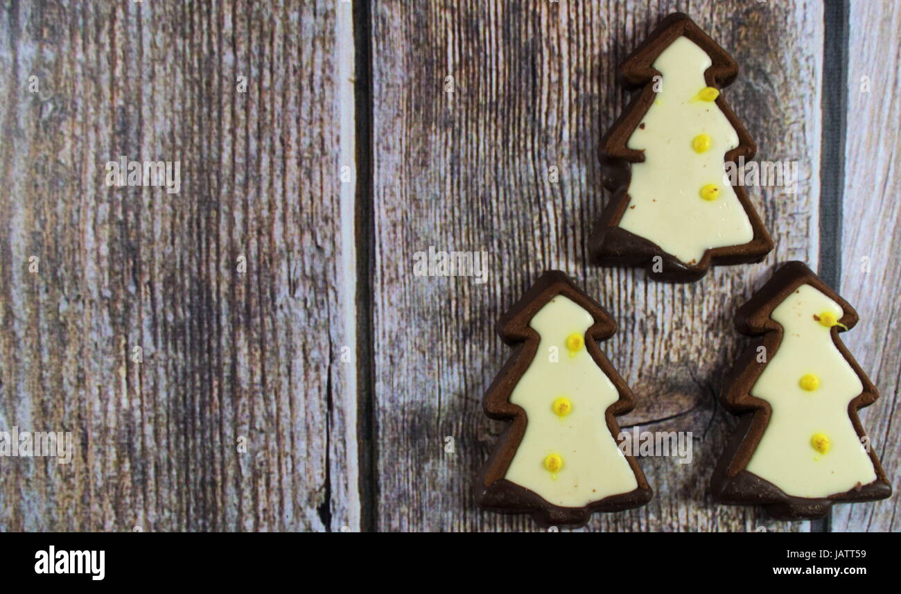 chocolate christmas tree Stock Photo