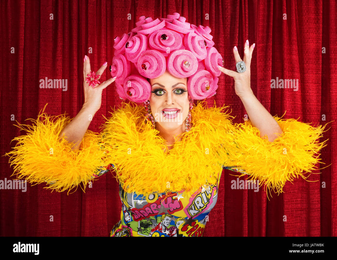 Foam Wig High Resolution Stock Photography and Images - Alamy