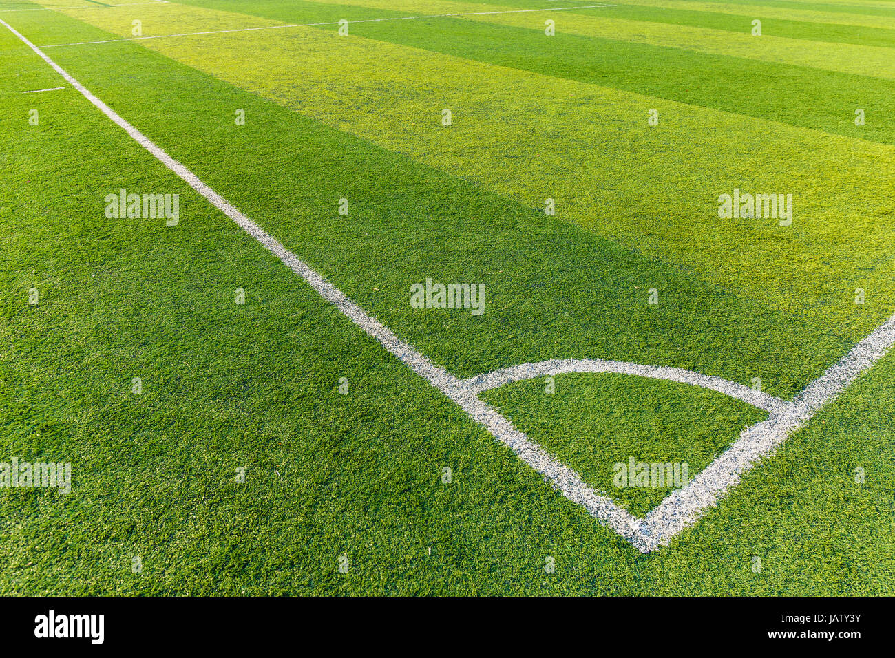 Soccer field grass Stock Photo Alamy