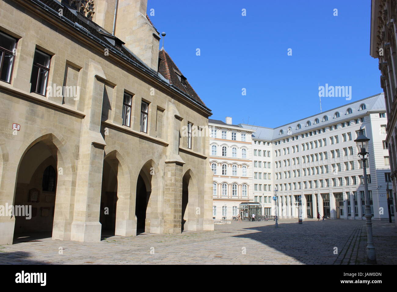 Minoritenplatz in Wien Stock Photo - Alamy
