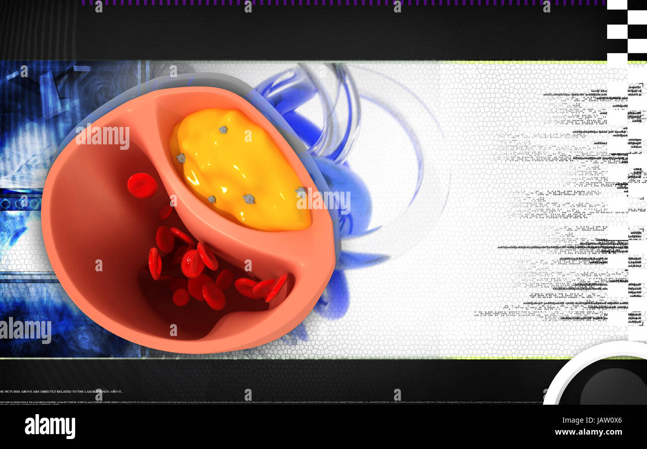 cholesterol abstract Stock Photo