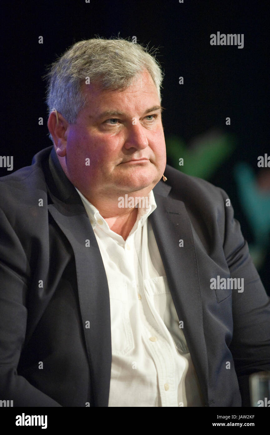 Mark Price British businessman & Minister of State for Trade & Investment speaking on stage at Hay Festival 2017 Hay-on-Wye Powys Wales UK Stock Photo