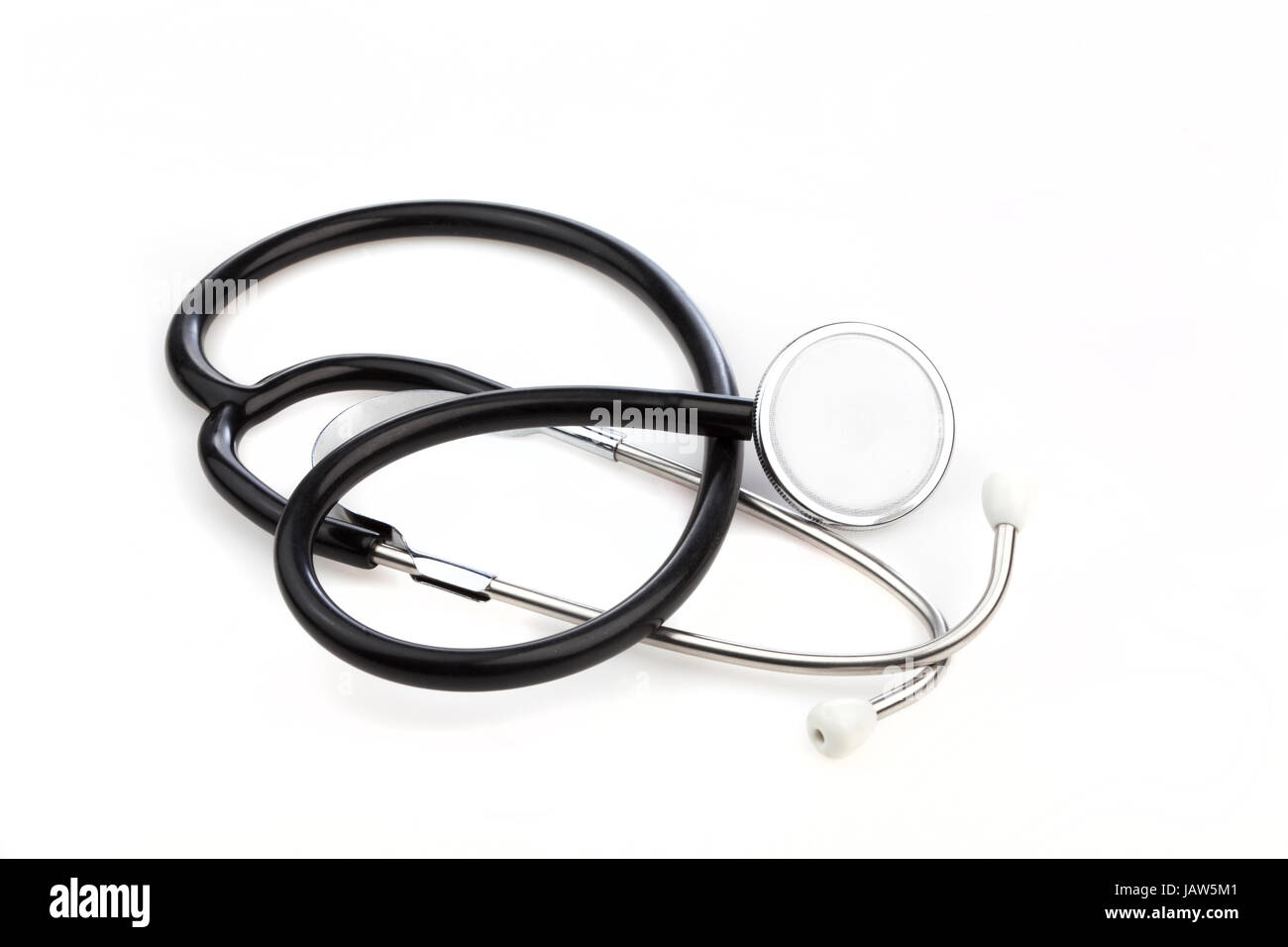 Closeup of a stethoscope, acoustic medical device for auscultation