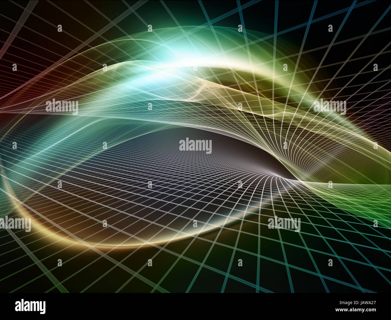 Fractal Realms series. Interplay of fractal elements, grids and symbols ...