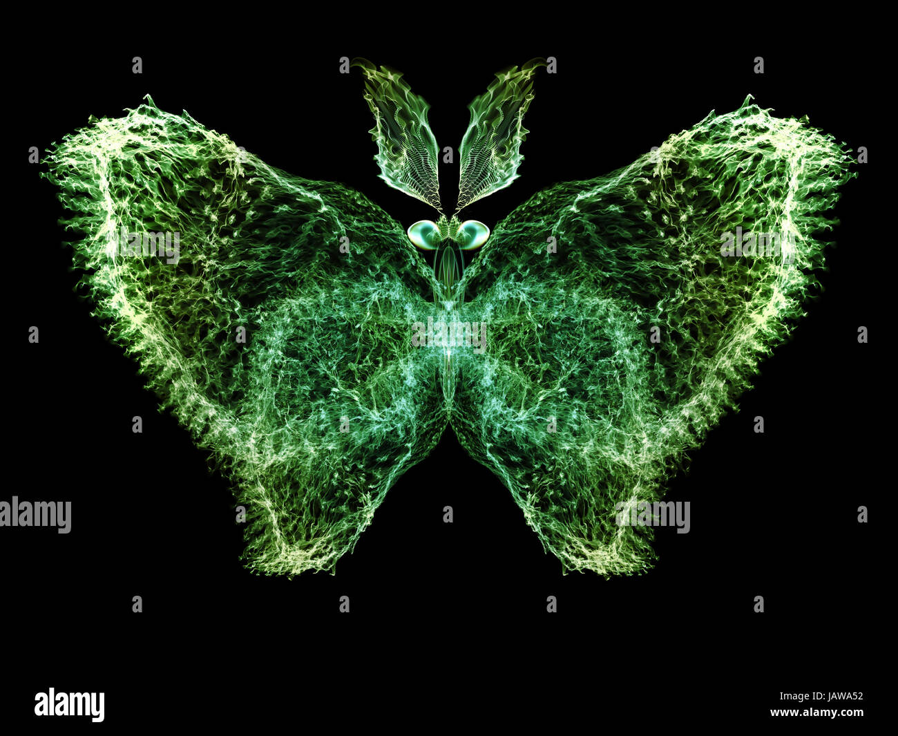 Never Were Butterflies series. Abstract composition of isolated ...