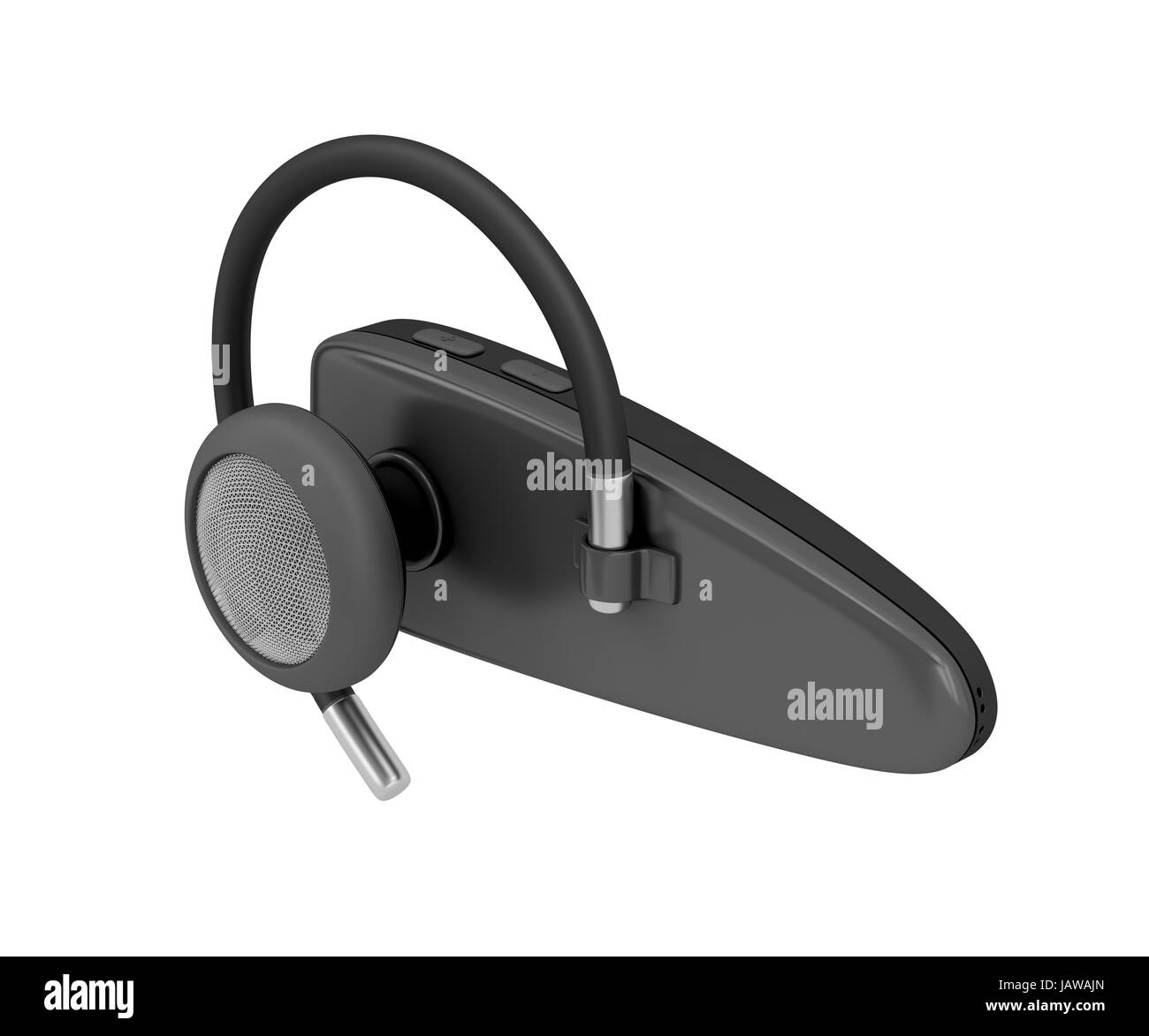 Bluetooth handsfree isolated on a white background Stock Photo Alamy