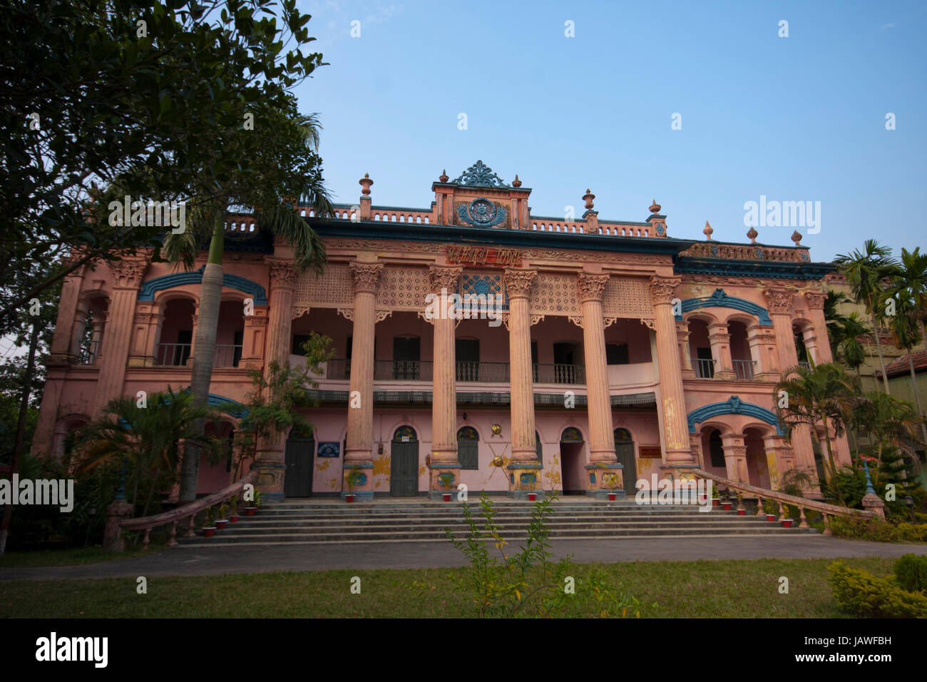 Maharaja Lodge of Mohera Zamider's Palace at Mirzapur in Tangail. Bangladesh. Stock Photo