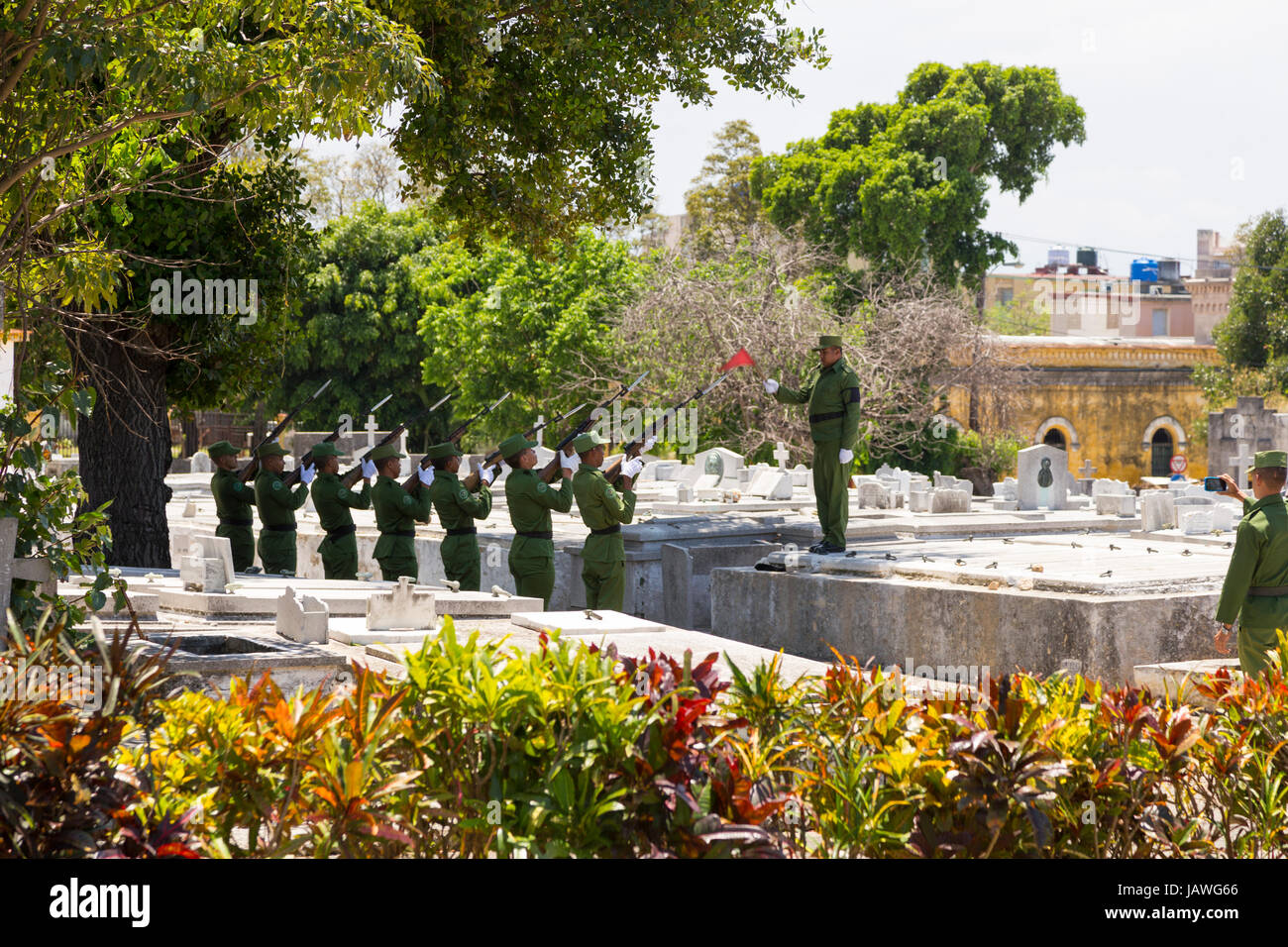 Funeral at cemetery in Havana, Cuba Stock Photo Alamy