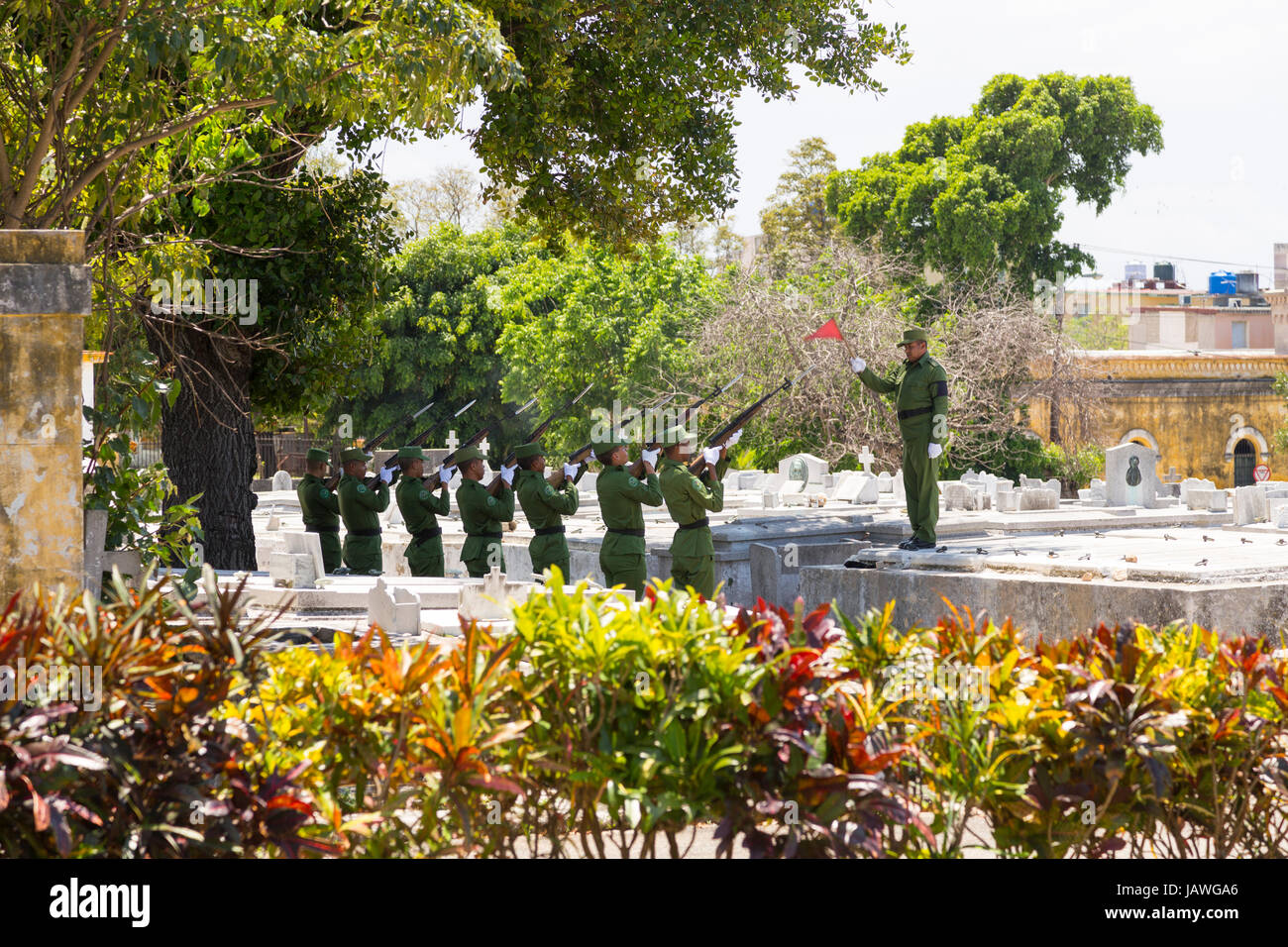 Funeral at cemetery in Havana, Cuba Stock Photo Alamy