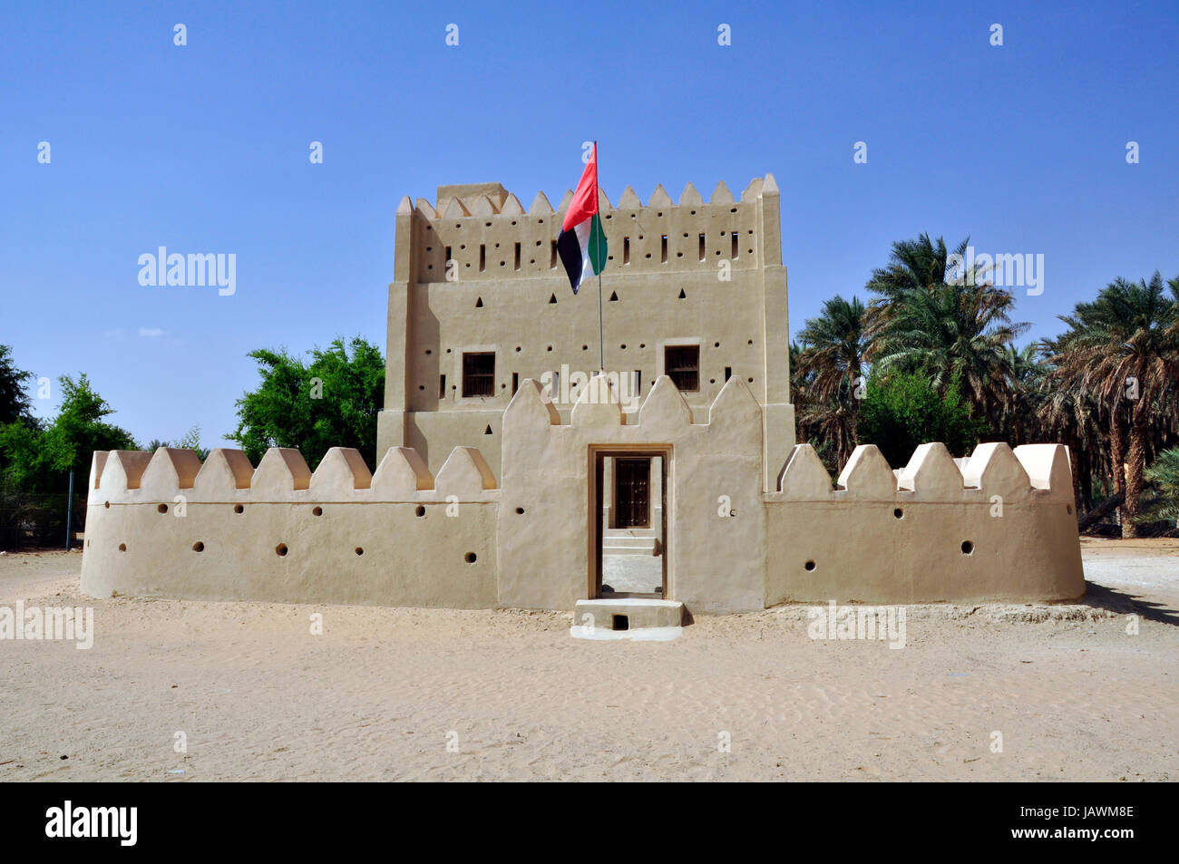 A newly constructed home constructed in an Arabic architectural design ...