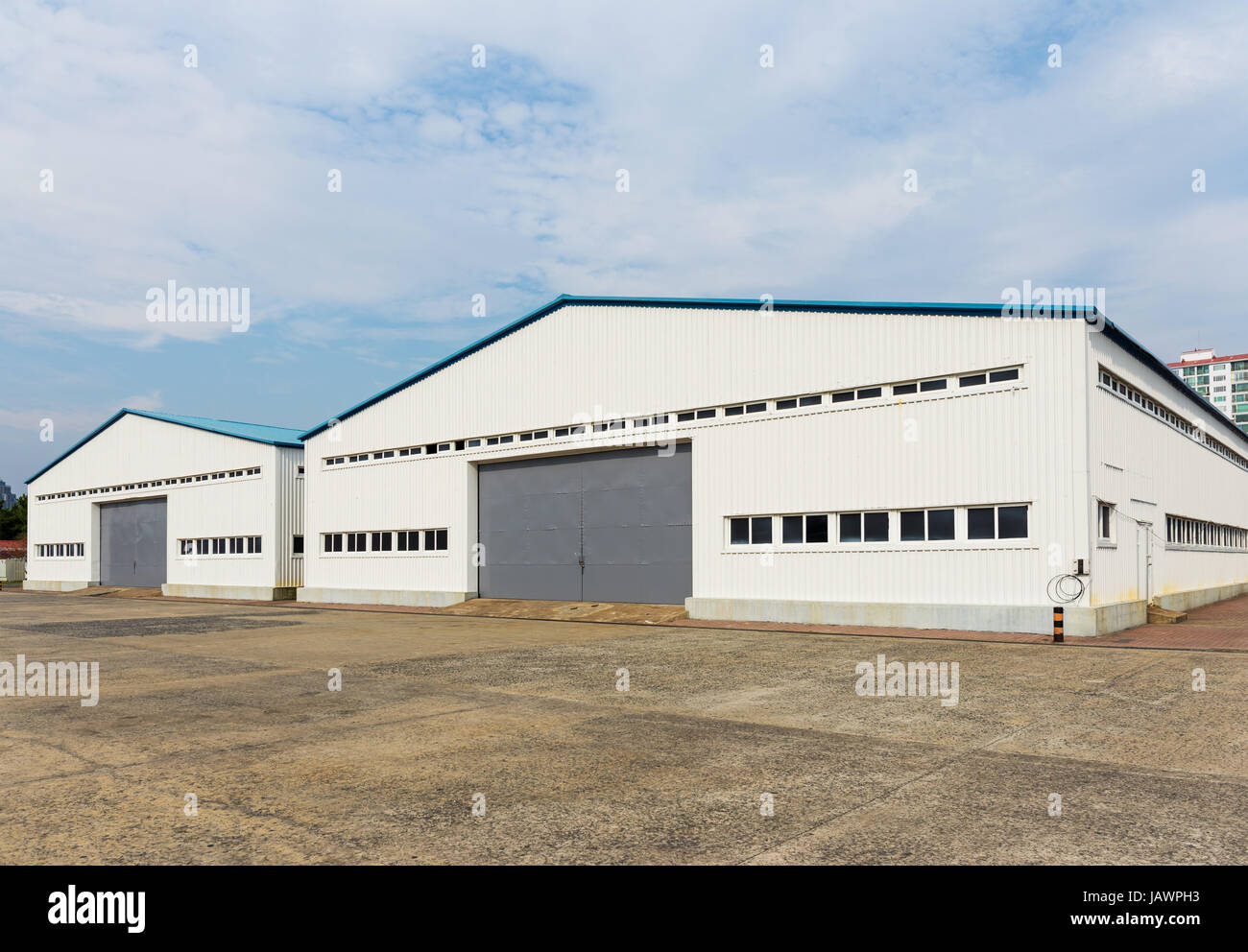 Storage warehouse at outdoor Stock Photo - Alamy