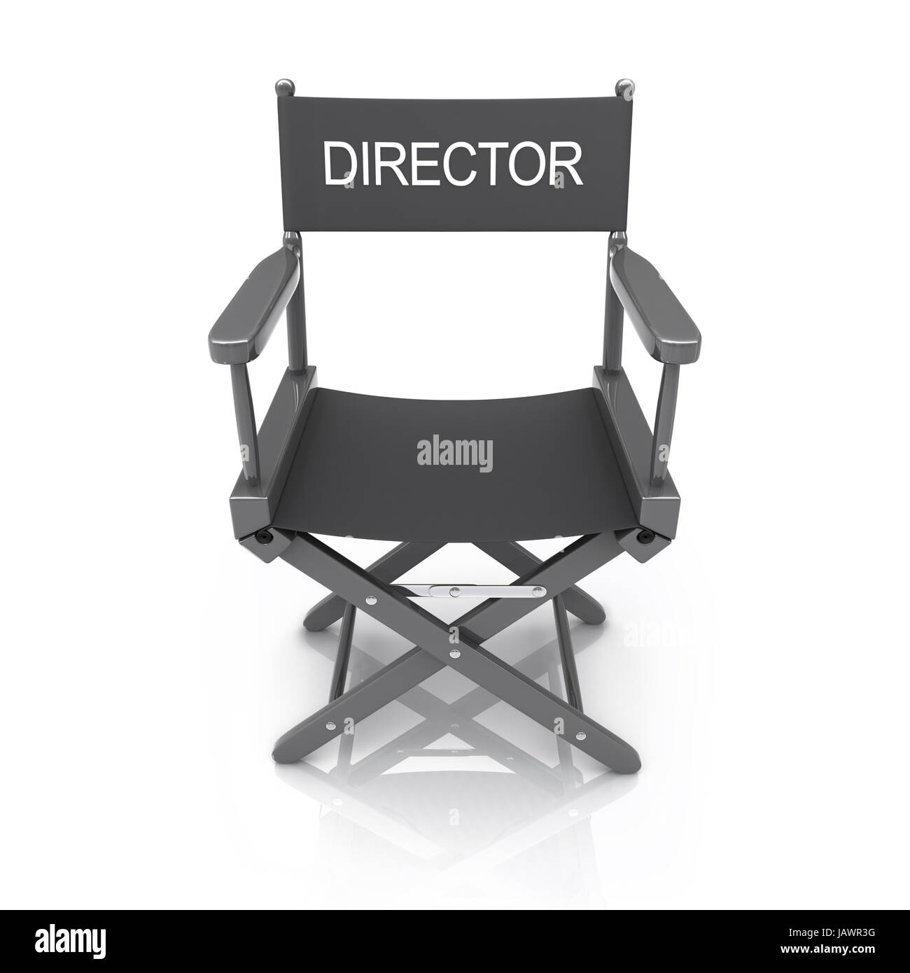 Director’s chair on white background Stock Photo - Alamy