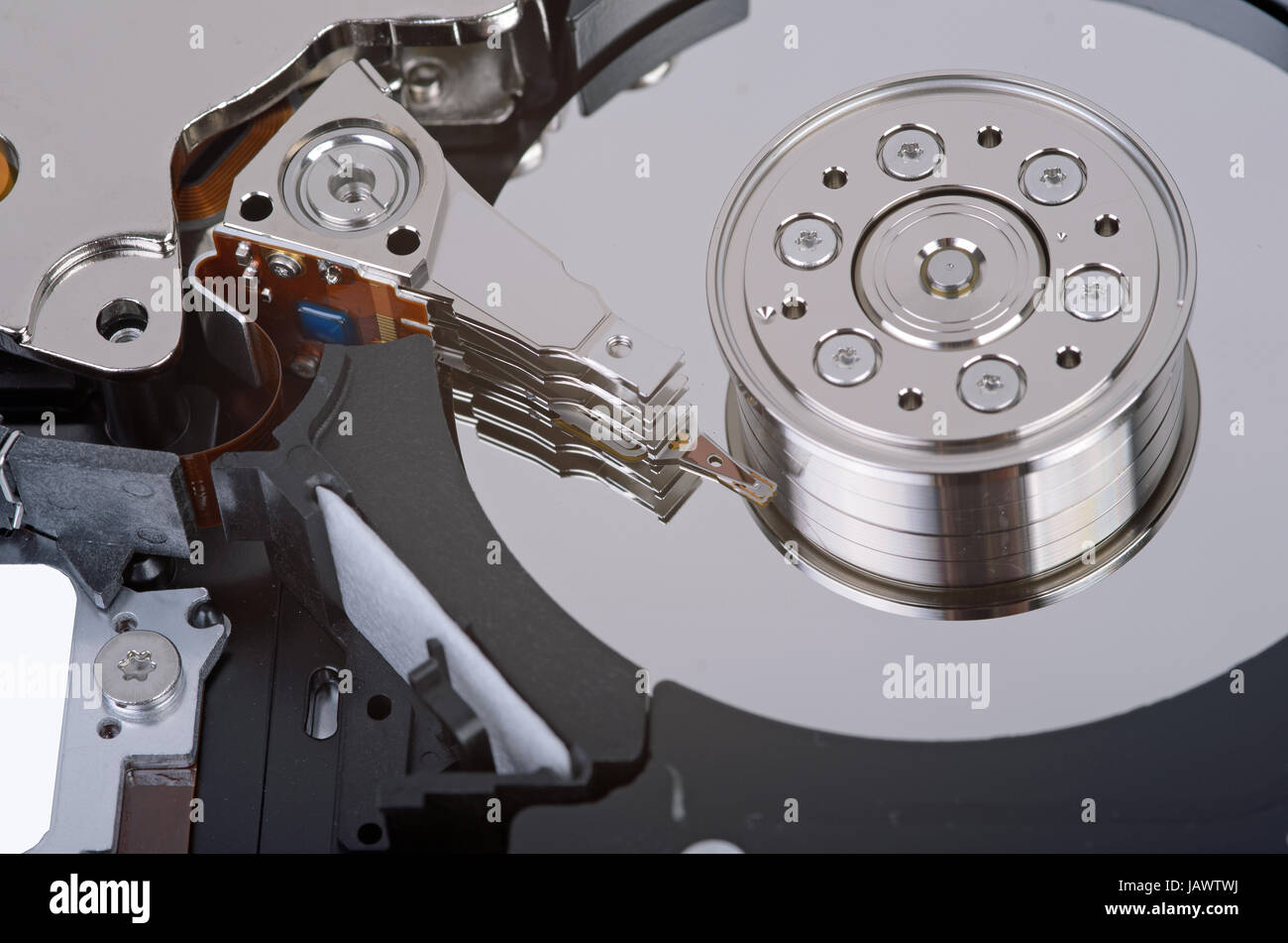 Photo of hard drive on white background Stock Photo - Alamy
