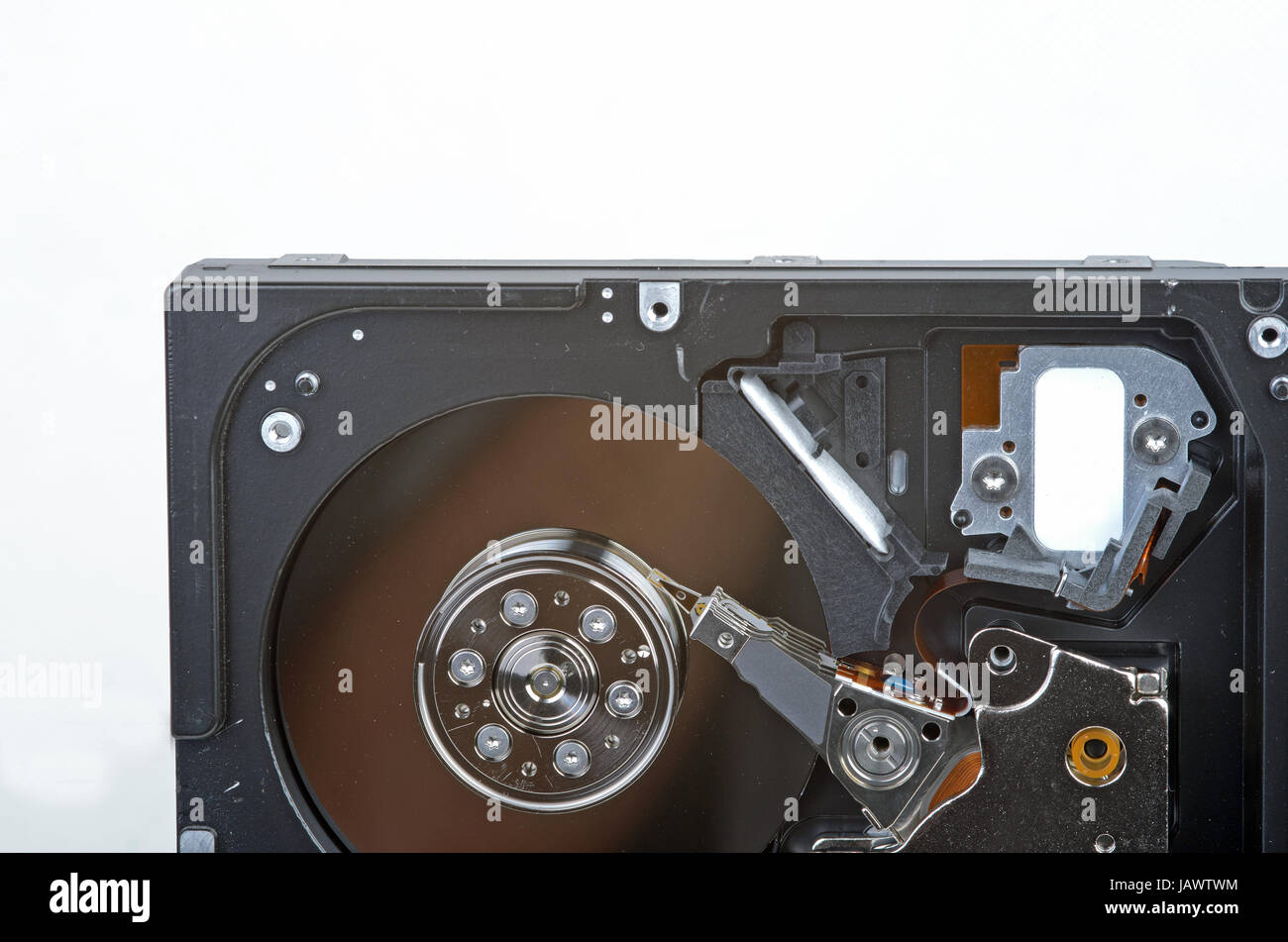 Photo of hard drive on white background Stock Photo - Alamy
