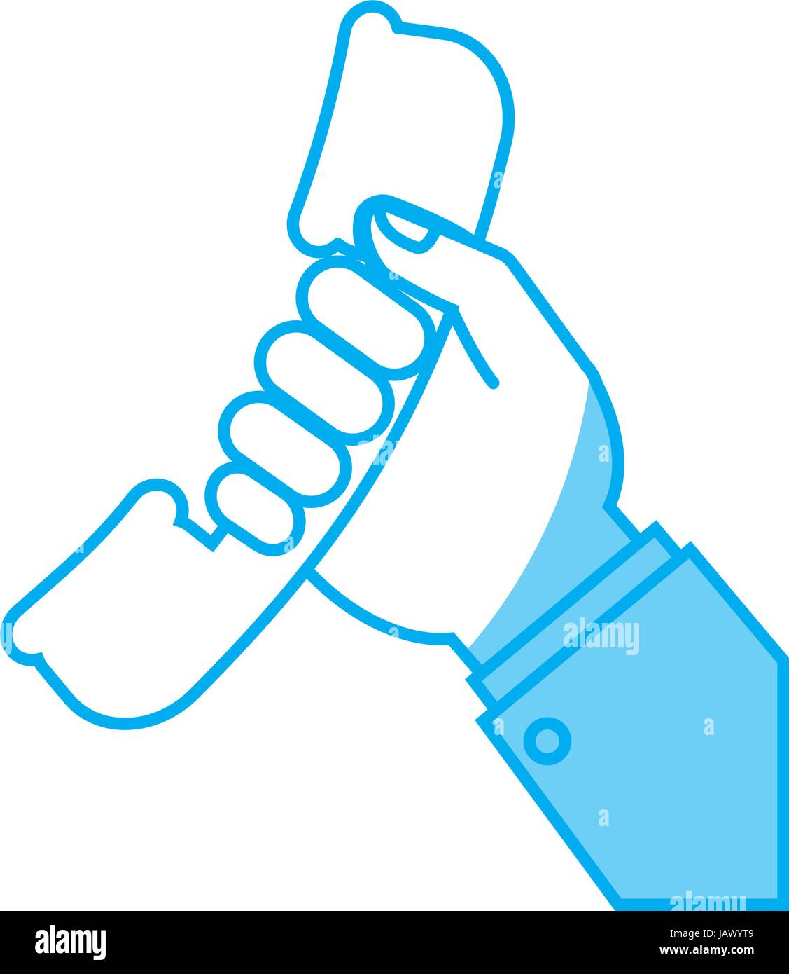 hand holding a phone icon Stock Vector Image & Art - Alamy