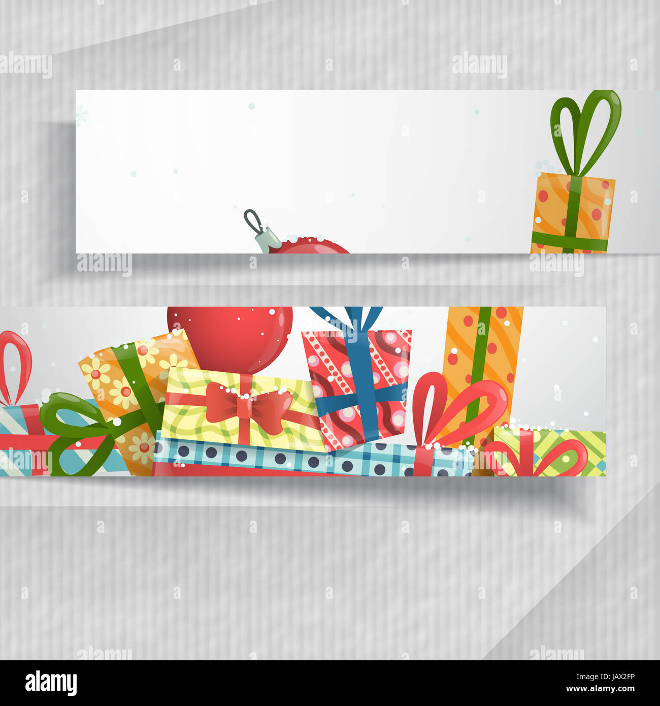 3D Abstract Banners With Place For Your Text. Vector Illustration. Eps ...