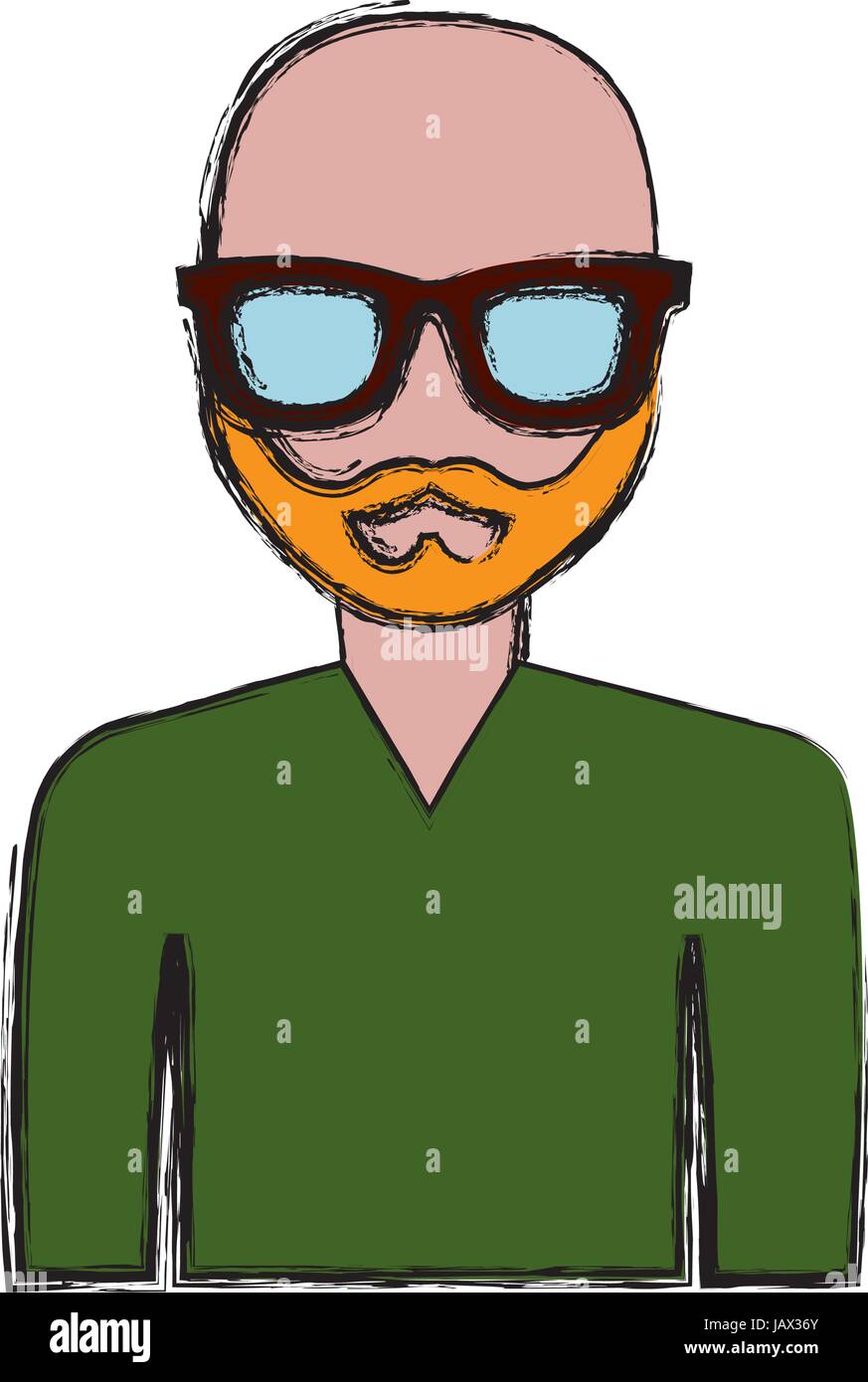 hipster man icon Stock Vector Image & Art - Alamy