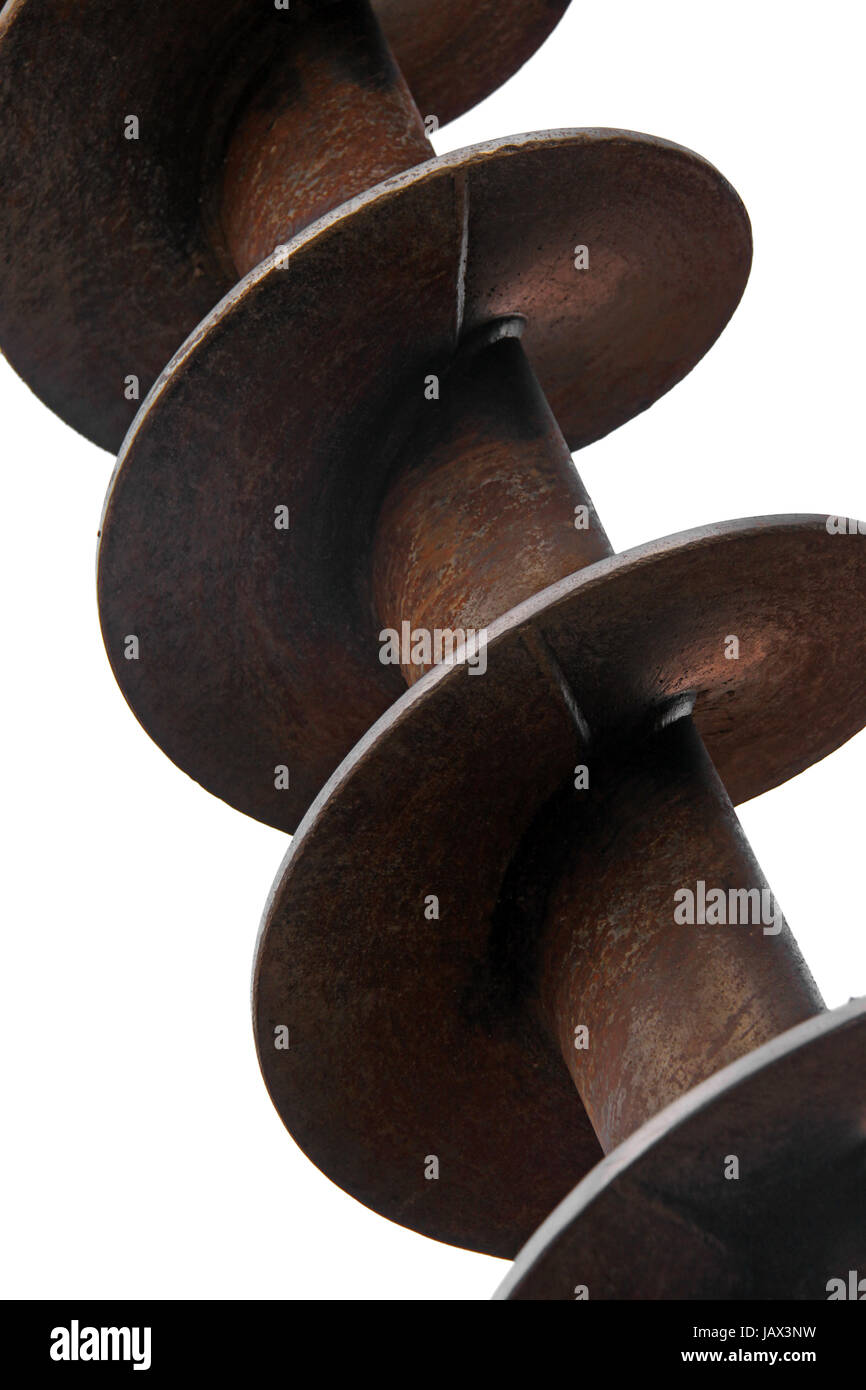 spiral rust Stock Photo