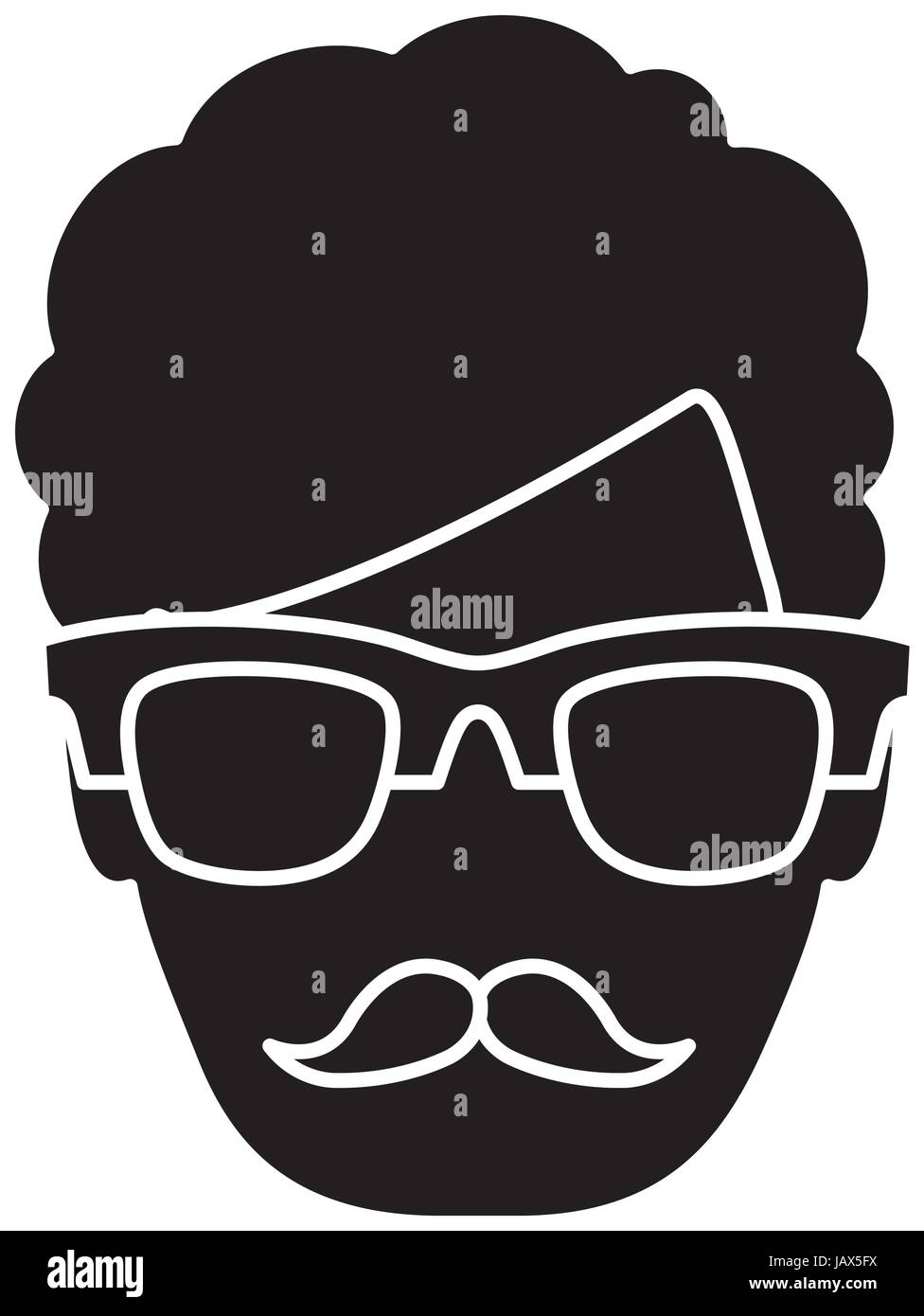hipster man icon Stock Vector Image & Art - Alamy