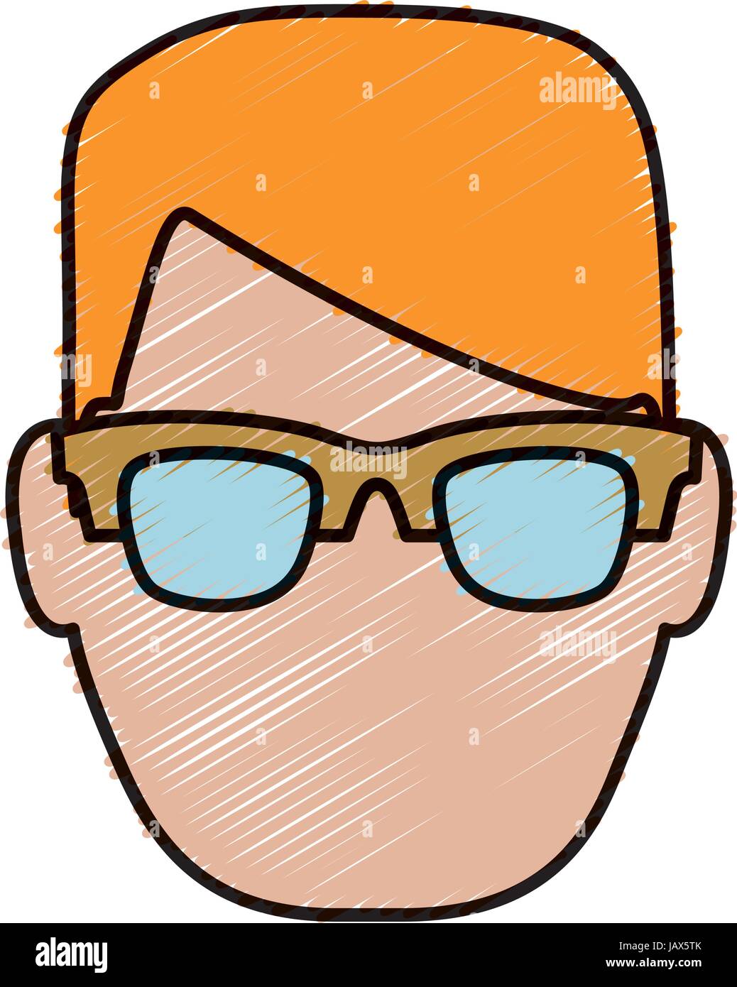 hipster man icon Stock Vector Image & Art - Alamy