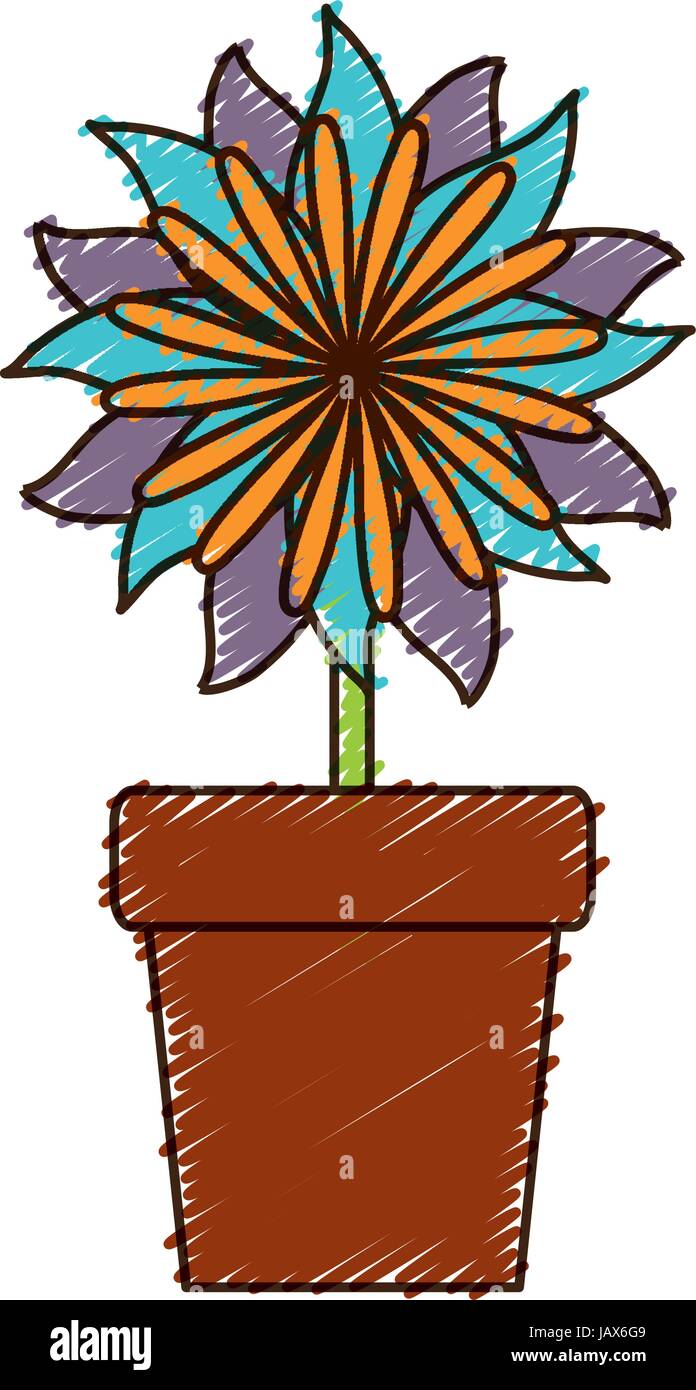 flower in a pot icon Stock Vector Image & Art - Alamy