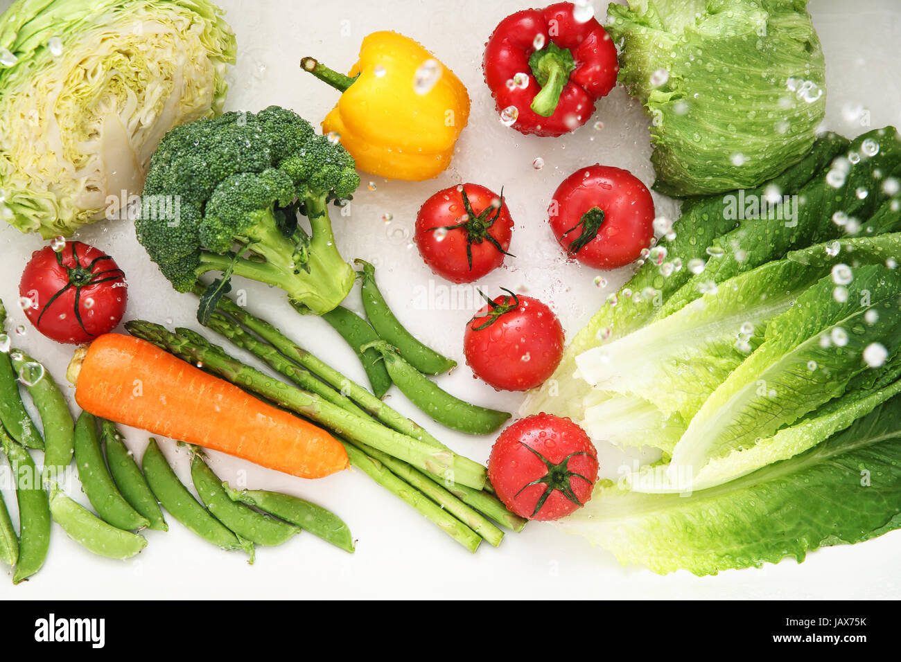 Mixed vegetables Stock Photo
