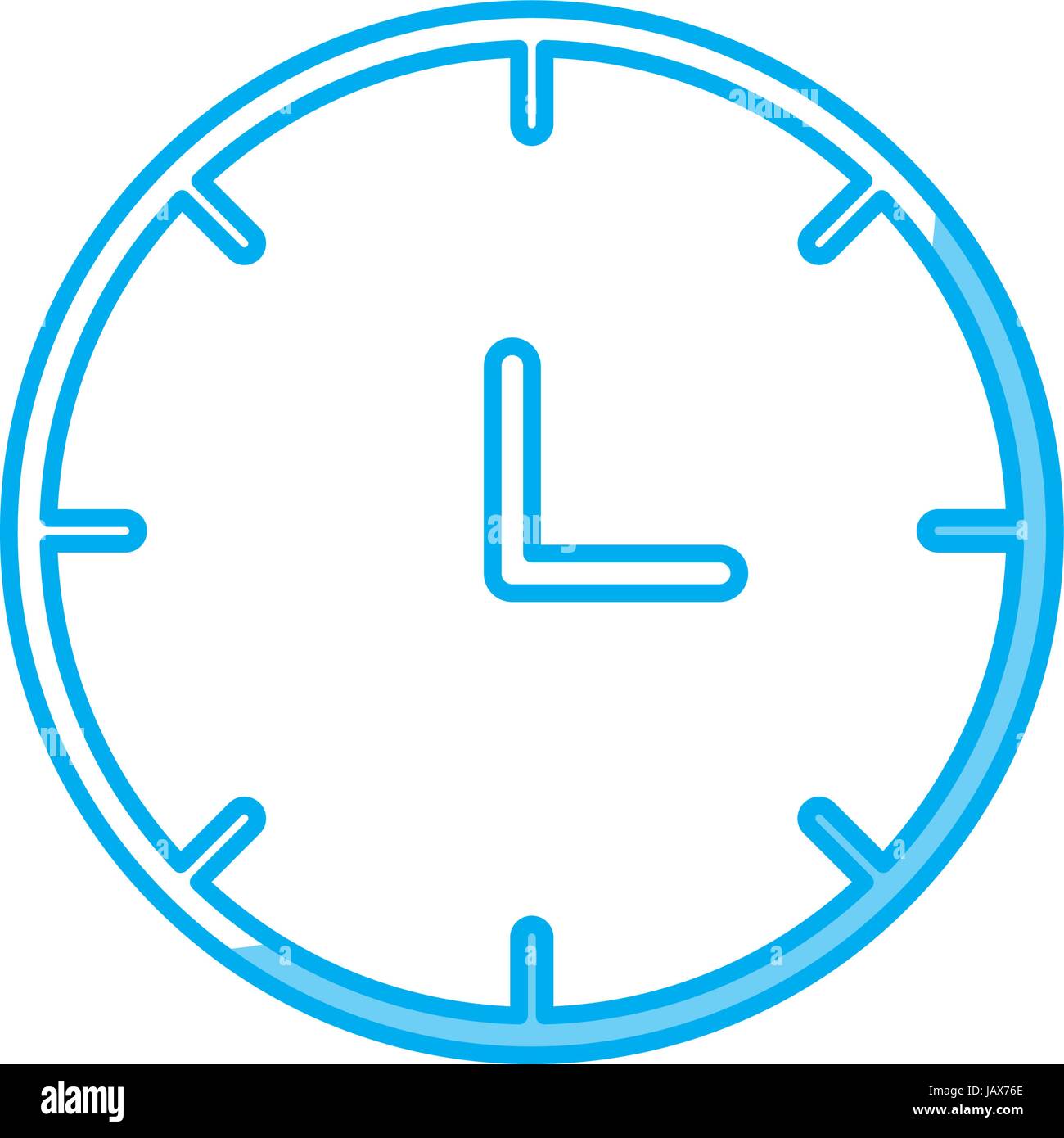 clock icon image Stock Vector Image & Art - Alamy