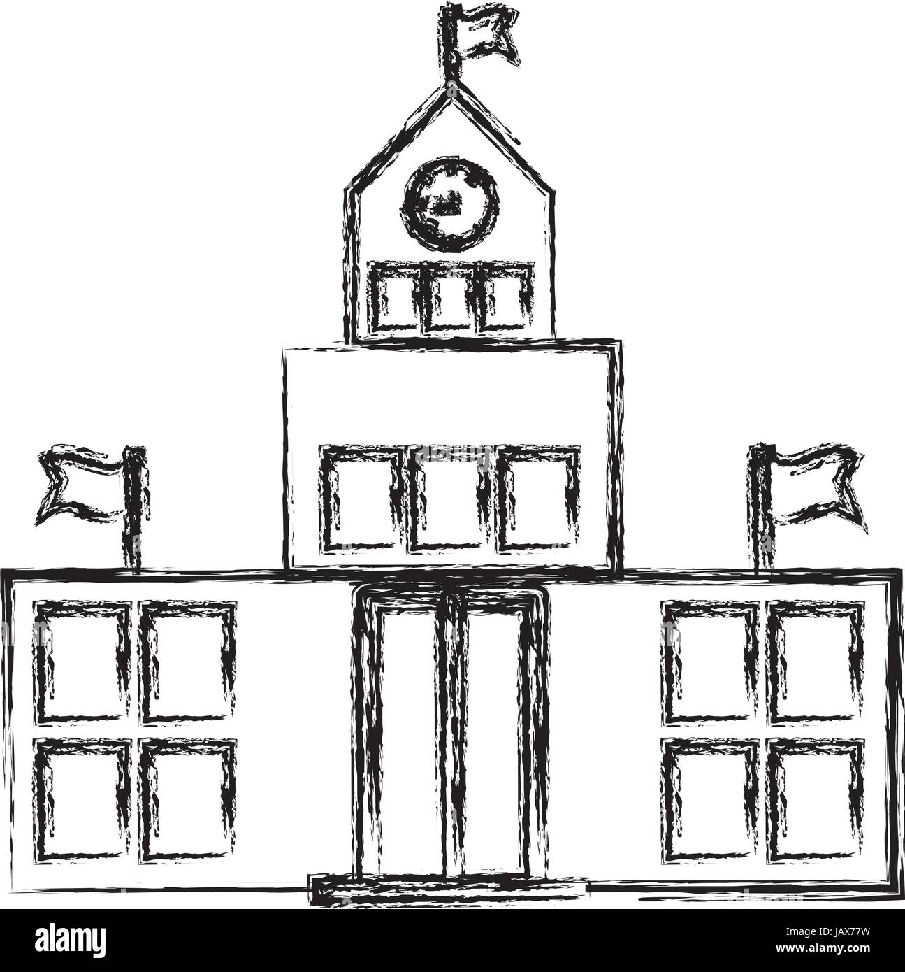 school building icon Stock Vector Image & Art - Alamy
