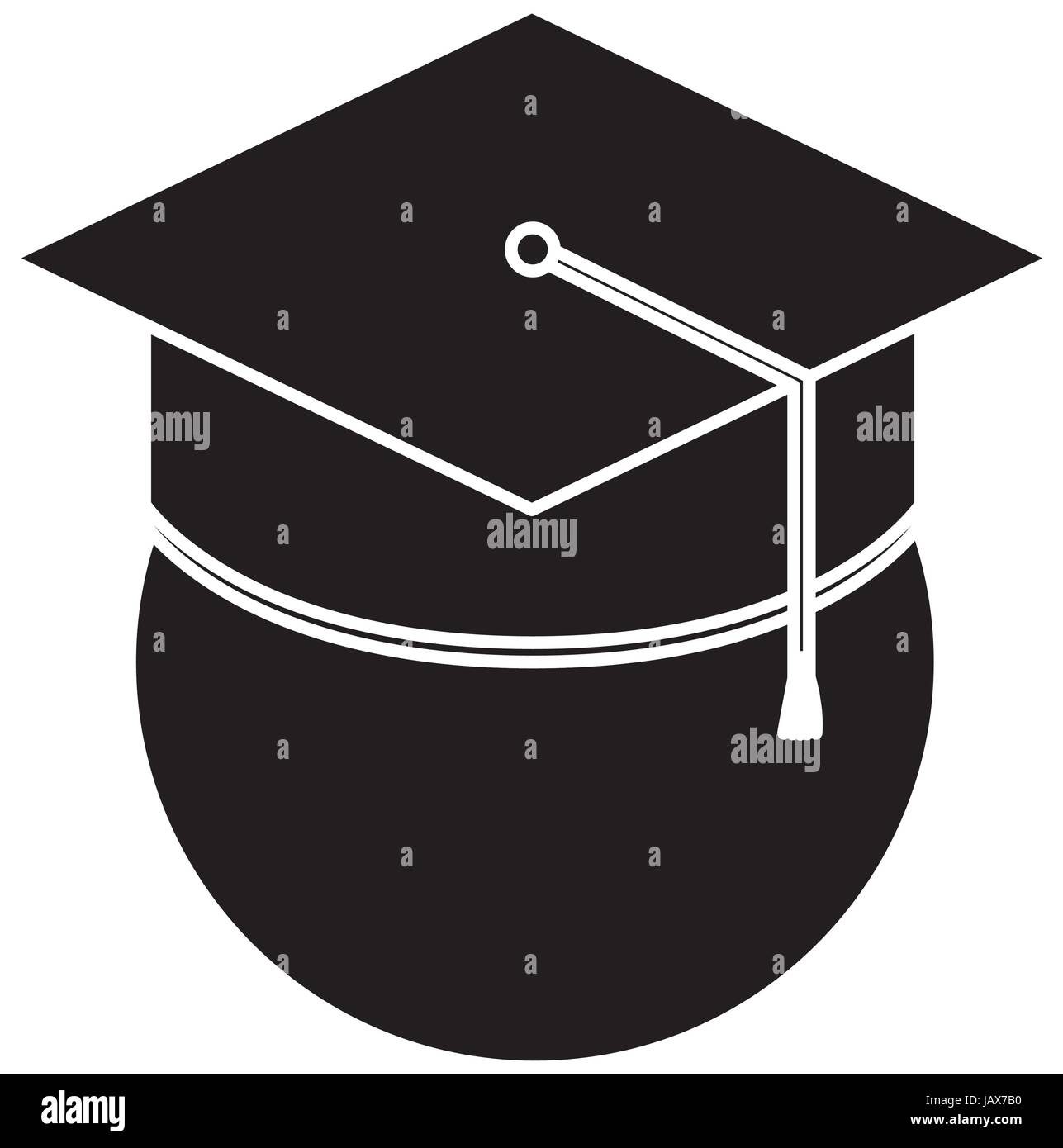 graduation cap icon Stock Vector Image & Art - Alamy