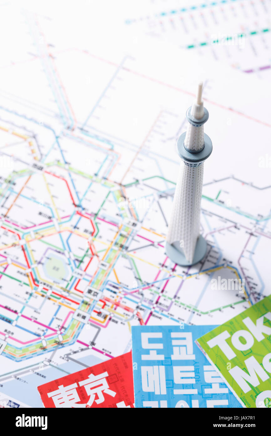 Travel map Stock Photo