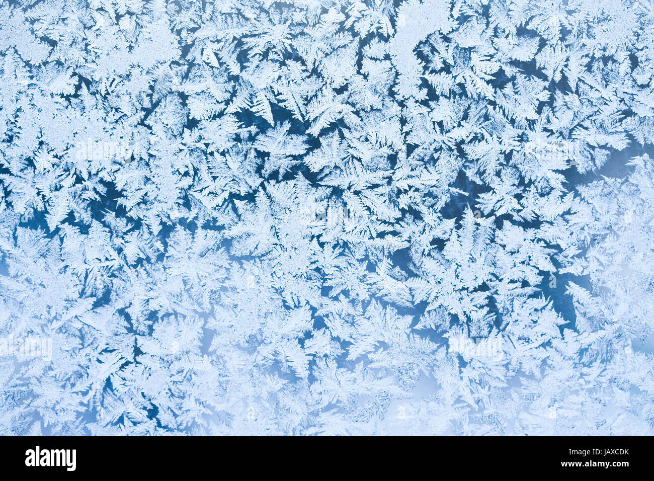 Beautiful pattern of frost on winter window Stock Photo - Alamy