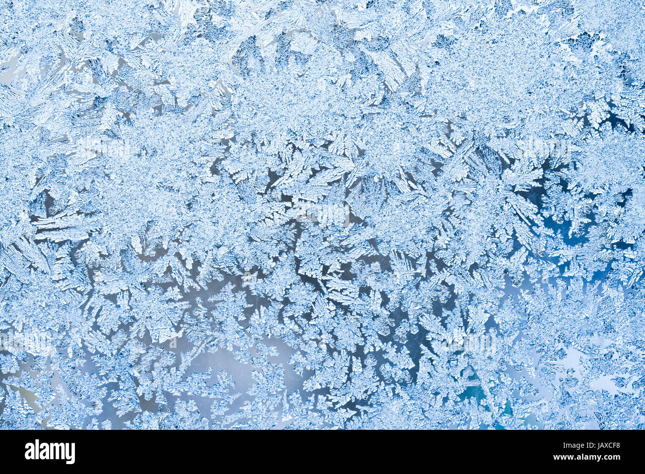 Beautiful pattern of frost on winter window Stock Photo - Alamy