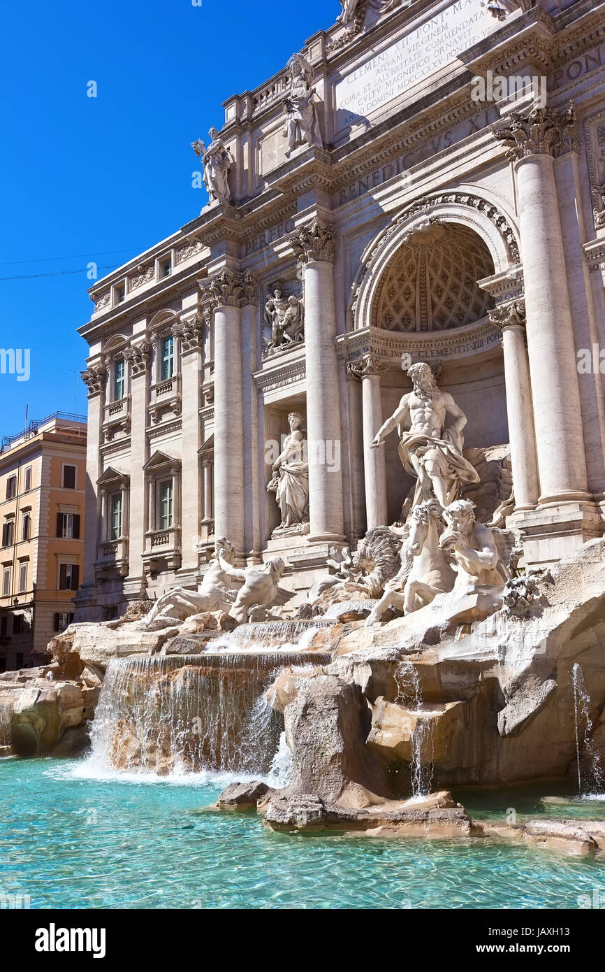 Fountain di Trevi most famous fountain in Rome, Italy Stock Photo Alamy