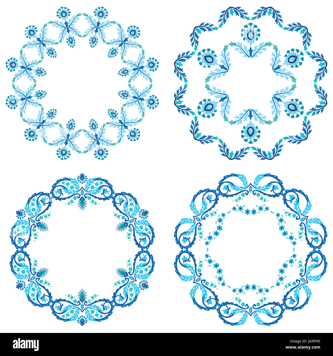 Beautiful islamic patterns Cut Out Stock Images & Pictures - Alamy