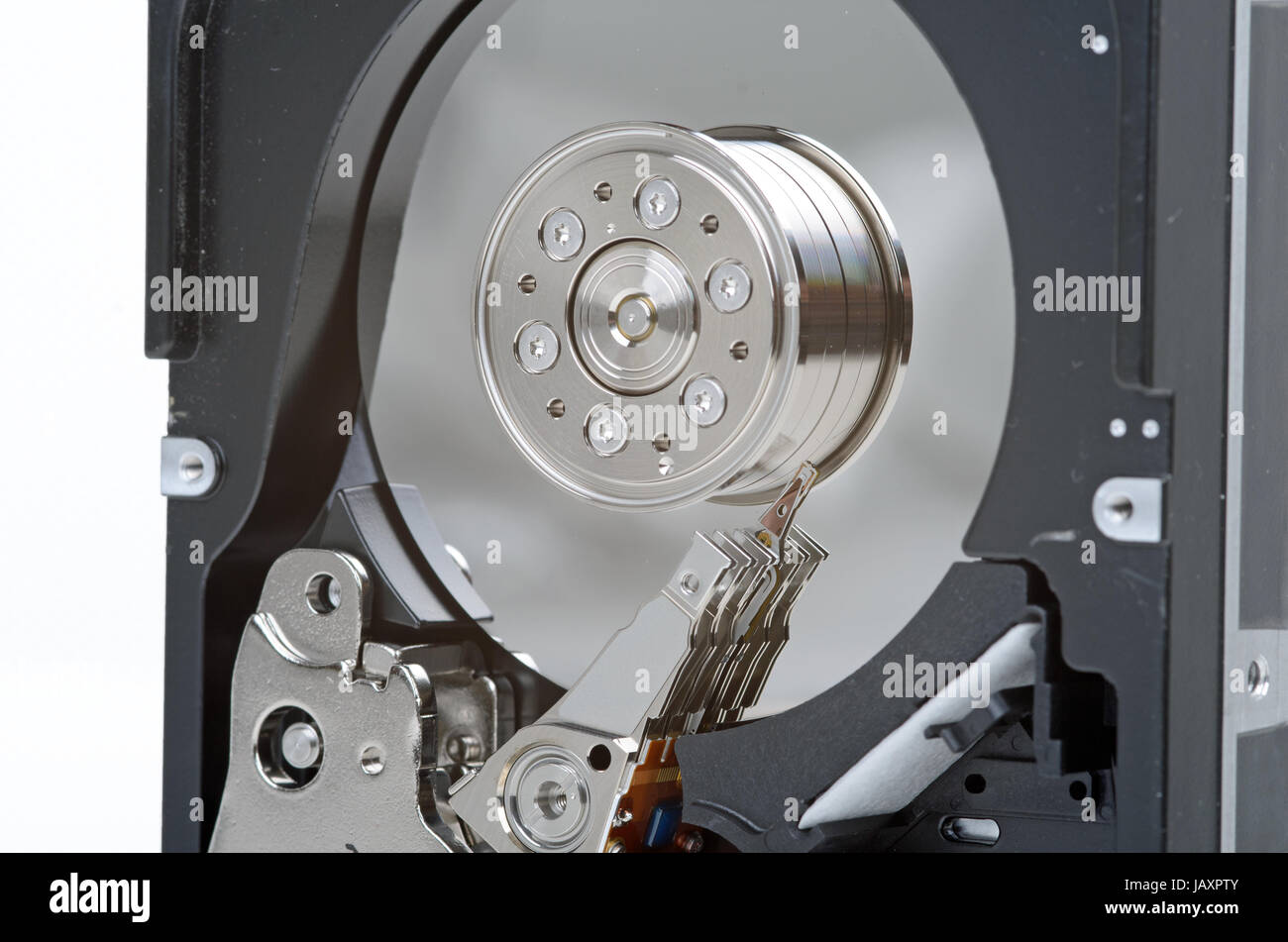 Photo of hard drive on white background Stock Photo - Alamy
