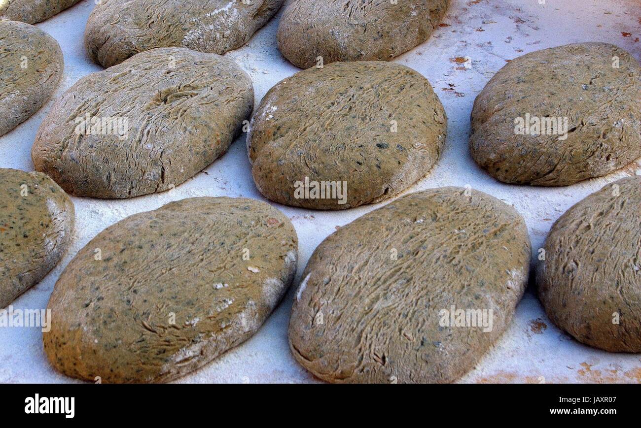 bread dough Stock Photo